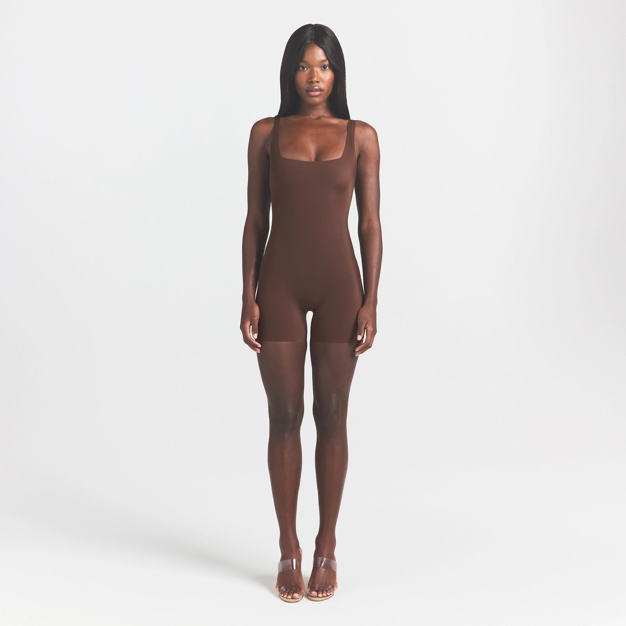 Cool Shapewear Mid Thigh Bodysuit