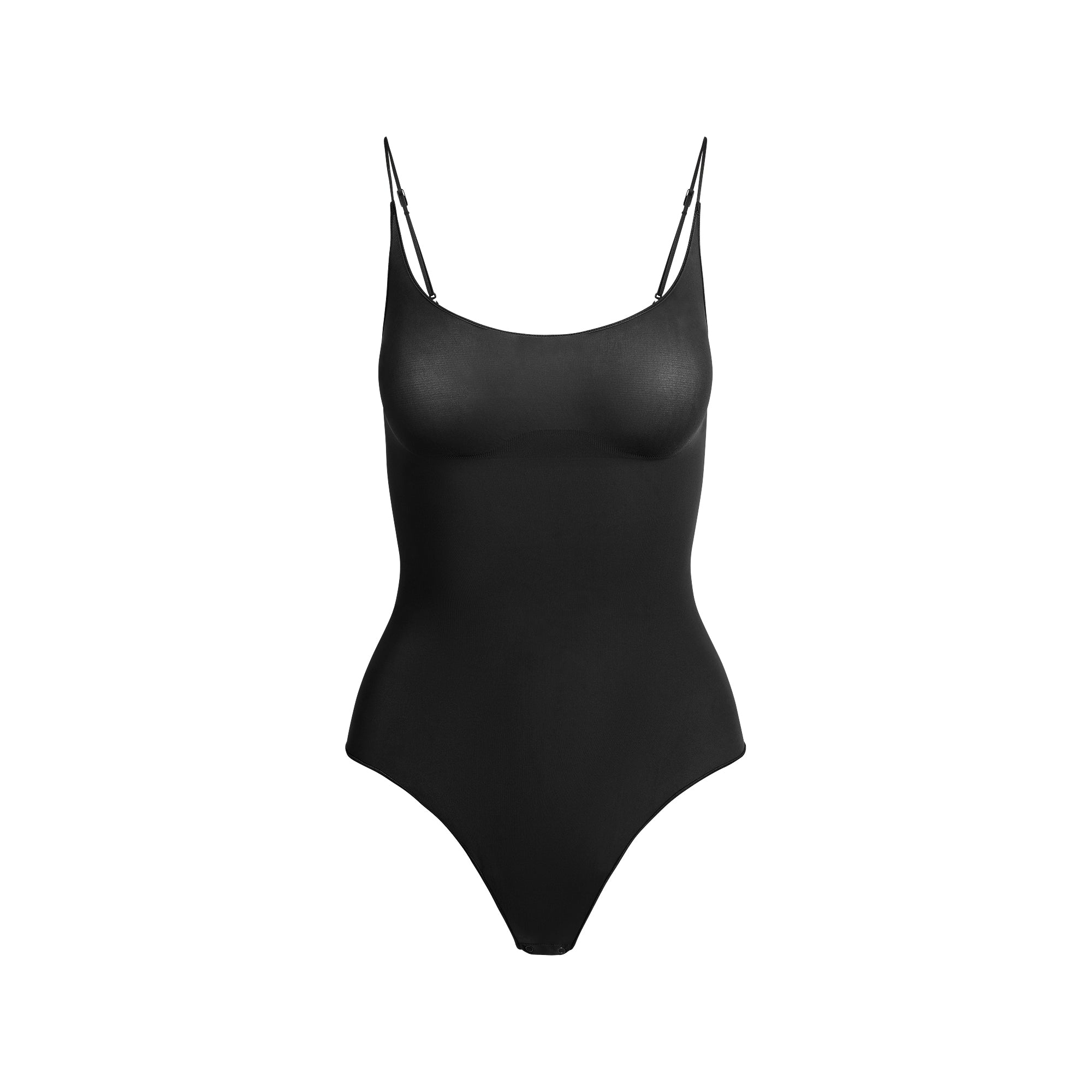 Sheer Seamless Thong Bodysuit