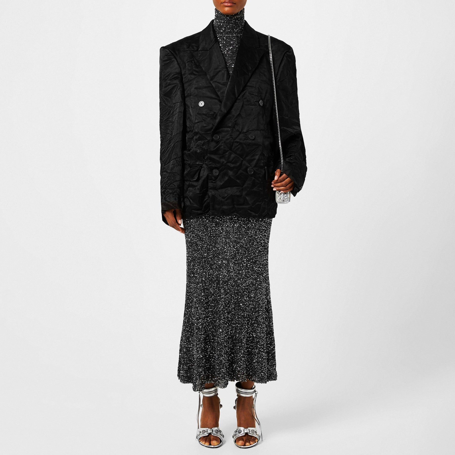 Sequinned Long Dress