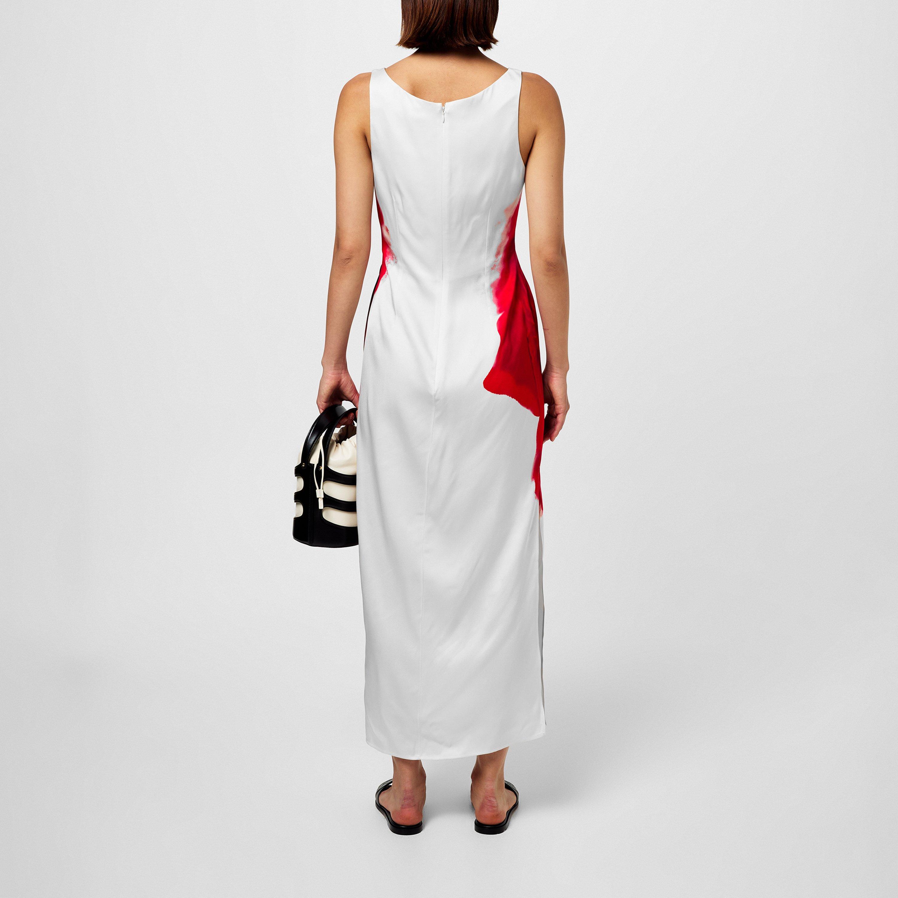 Bleeding Rose Pencil Dress