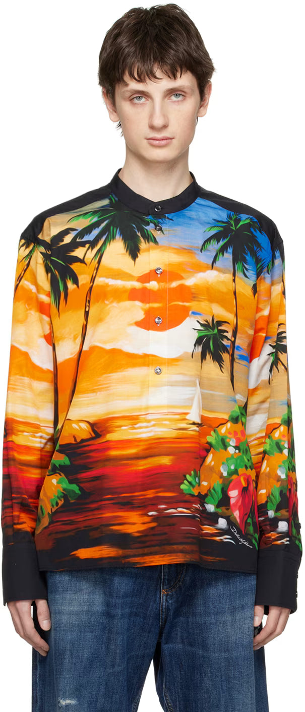 Dolce&Gabbana Multicolor Printed Shirt