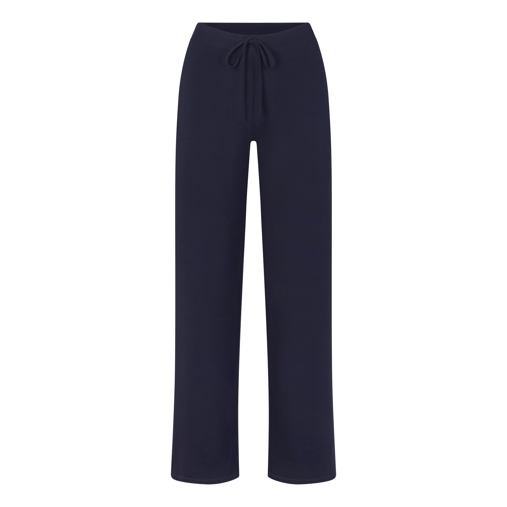 Cotton Jersey Straight Leg Pant