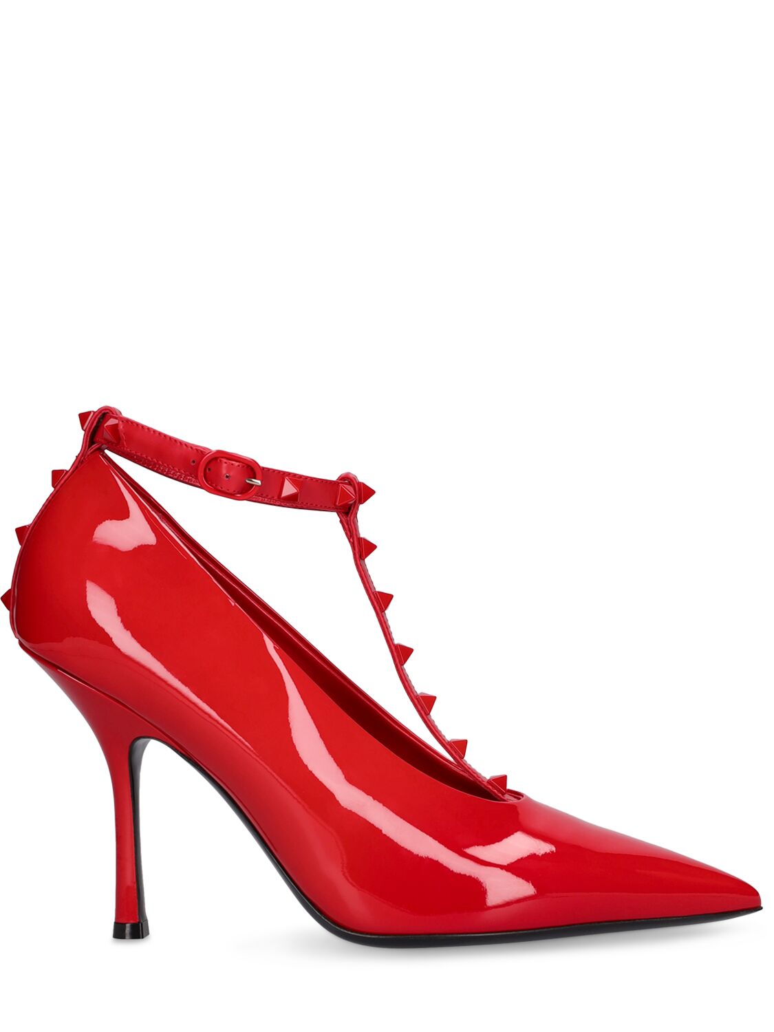 Valentino Garavani Valentino Garavani 100mm Rockstud patent leather pumps - Size: UK 4 Heels | Shop From The Mirage