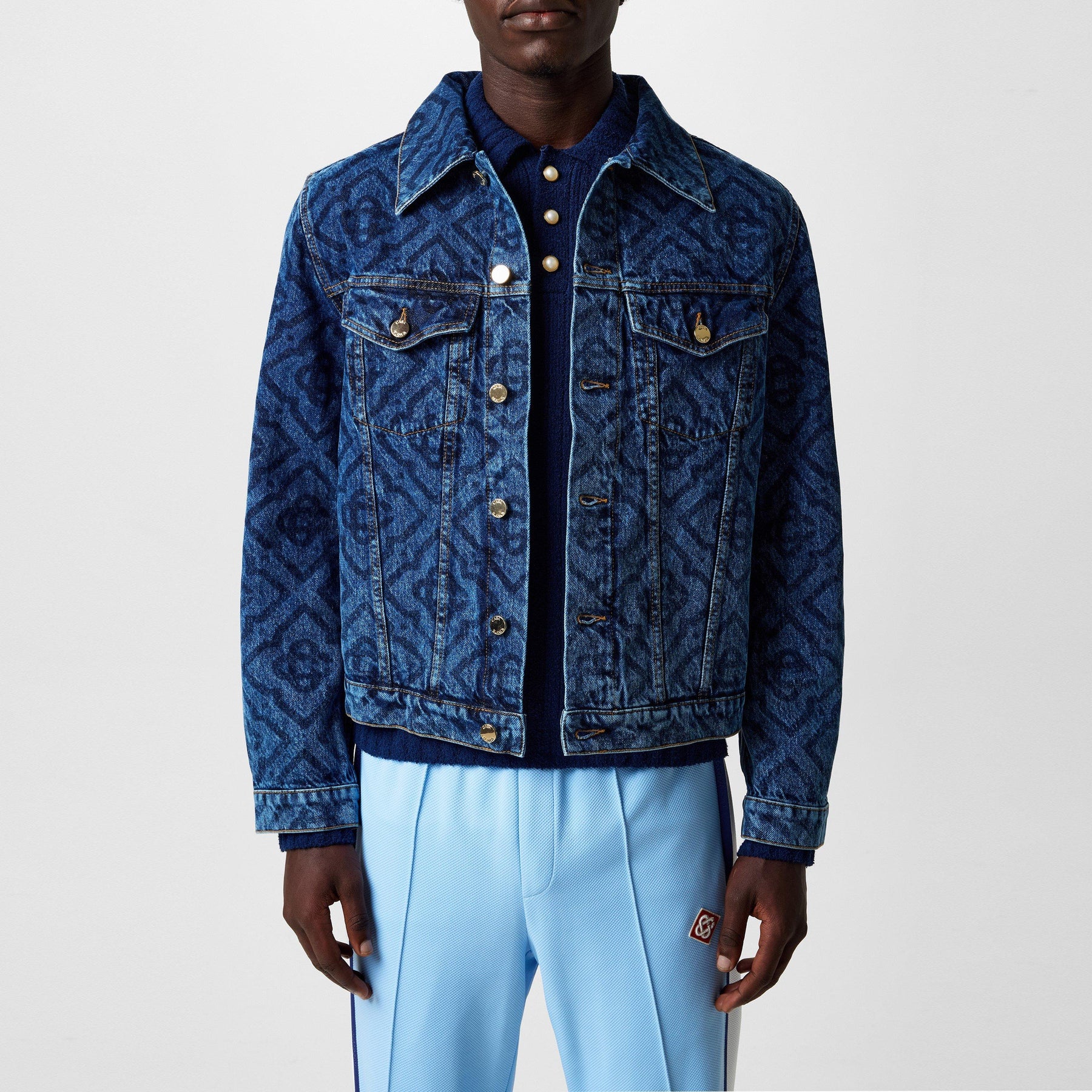 Laser Monogram Denim Jacket