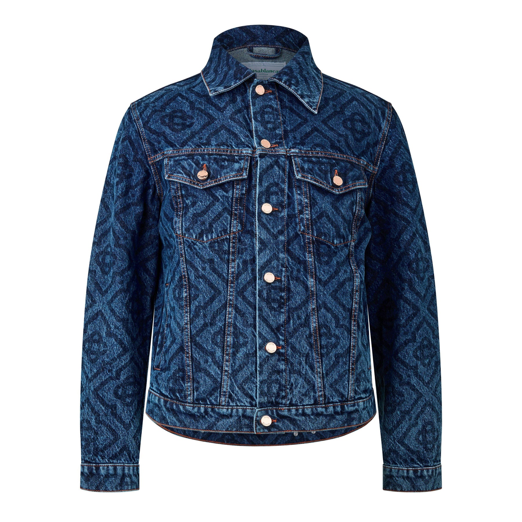 Laser Monogram Denim Jacket