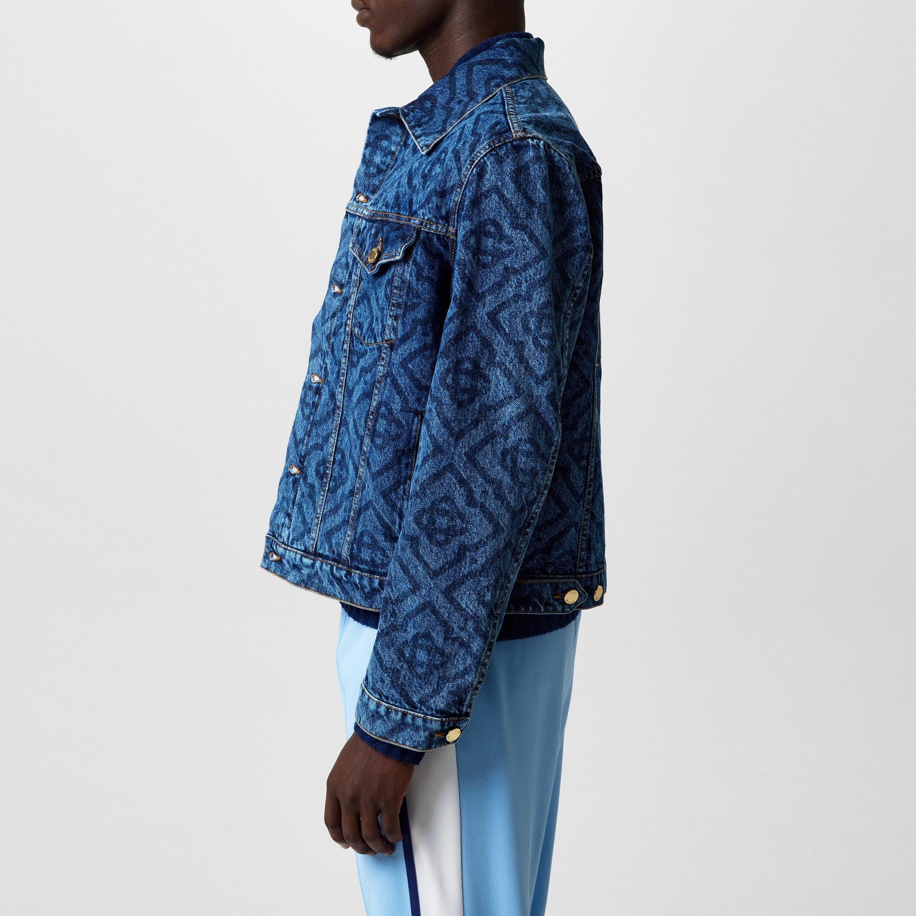 Laser Monogram Denim Jacket
