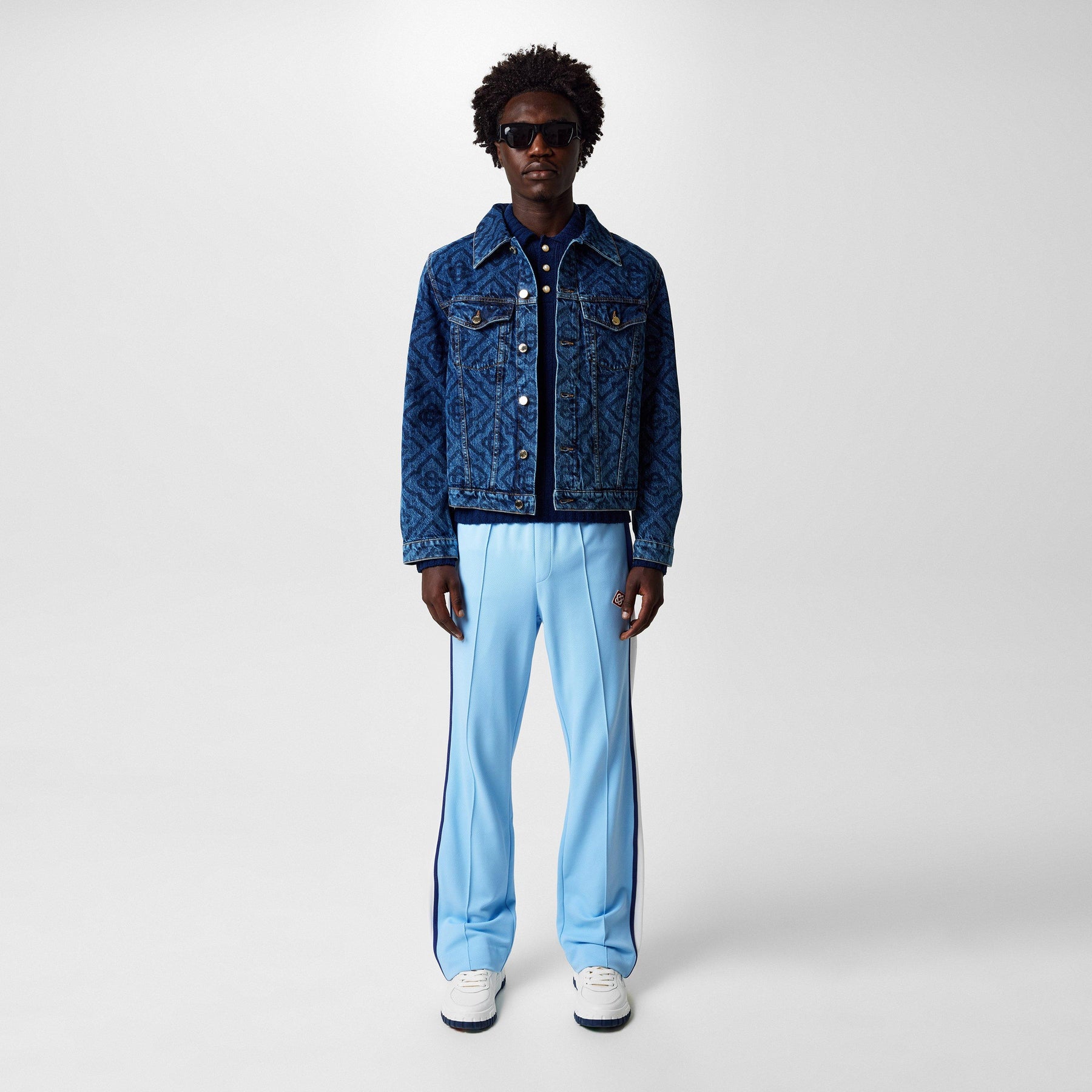 Laser Monogram Denim Jacket