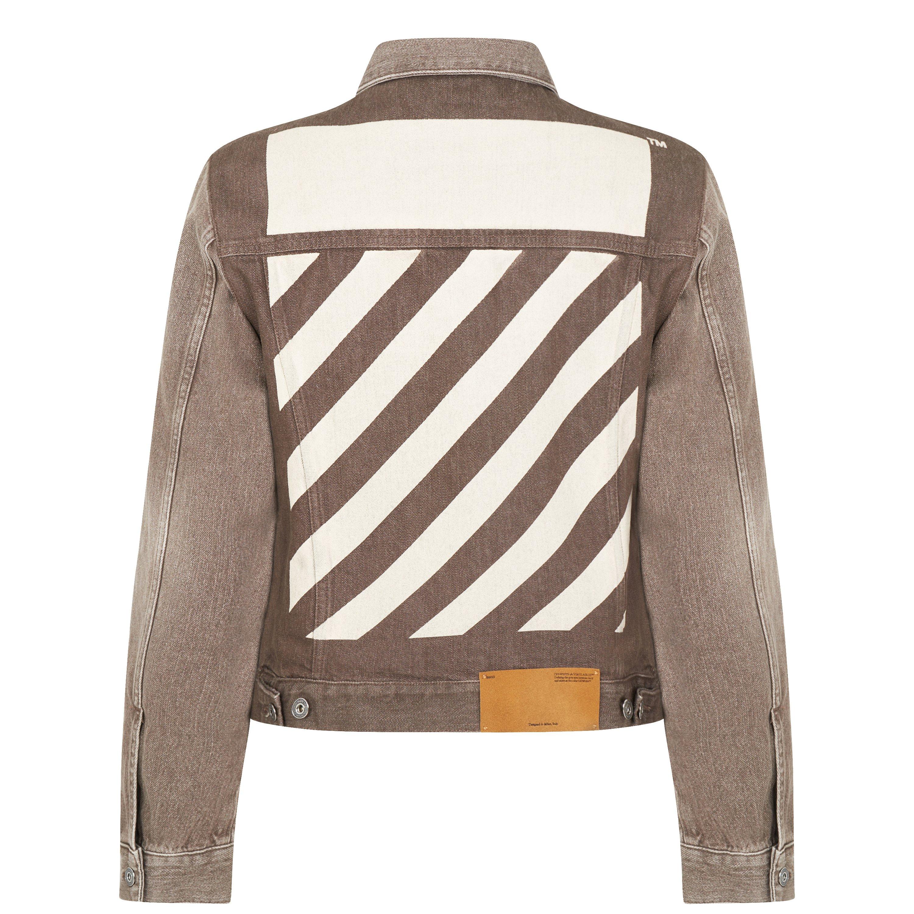 Tab Slim Cotton Long Sleeve Denim Jacket