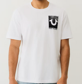 NEW ARRIVALS FLOCKED BUDDHA TEE