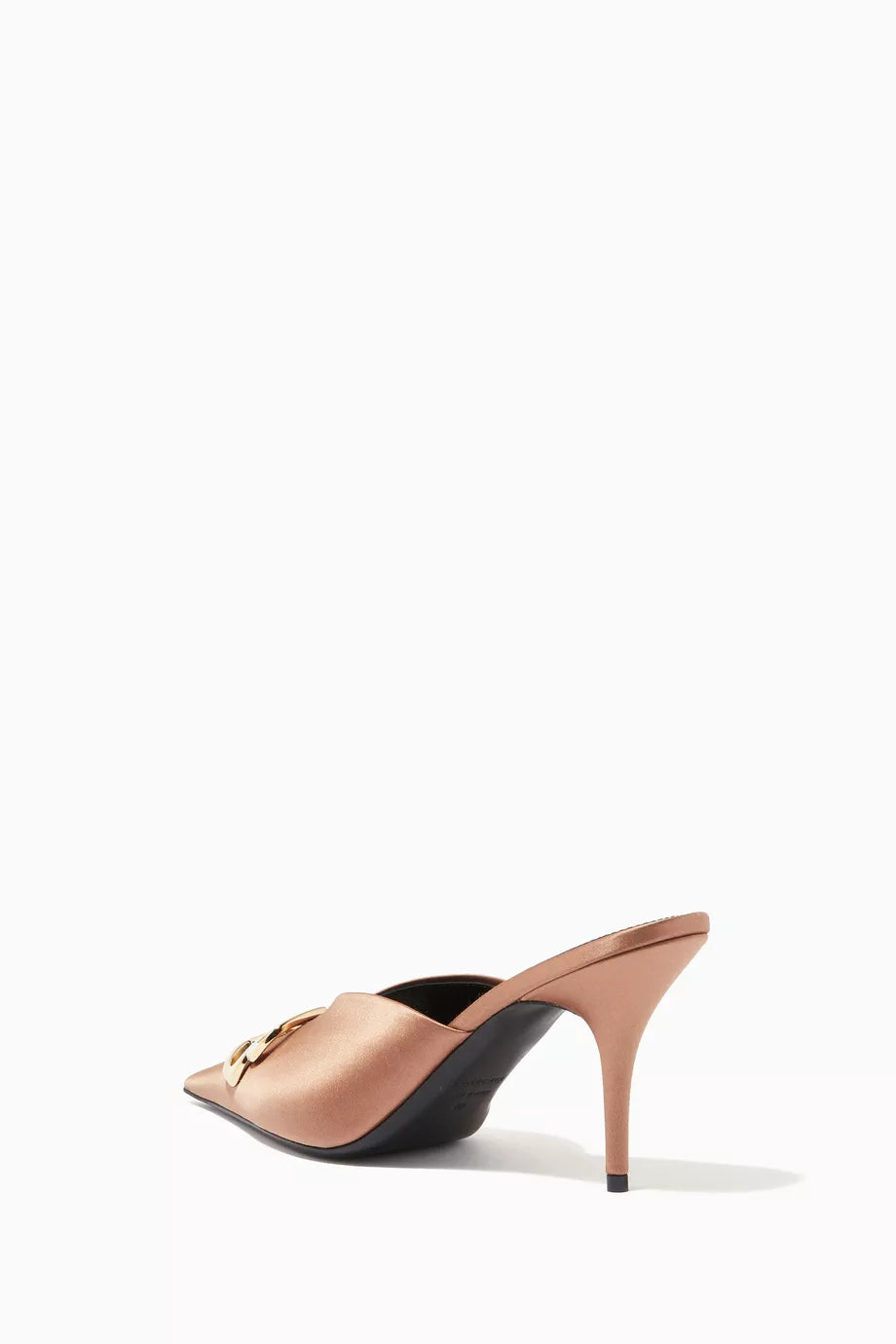 Balenciaga BB 80 Knife Sandals in Satin
