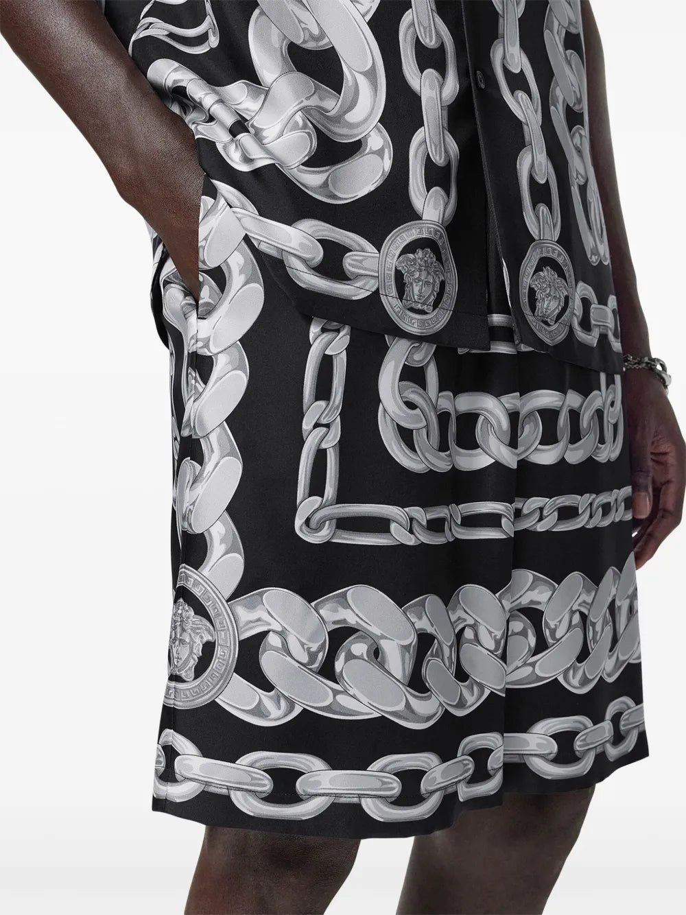 Versace silk shorts