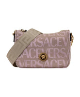 Women's Shoulder Bag with Leather Trim