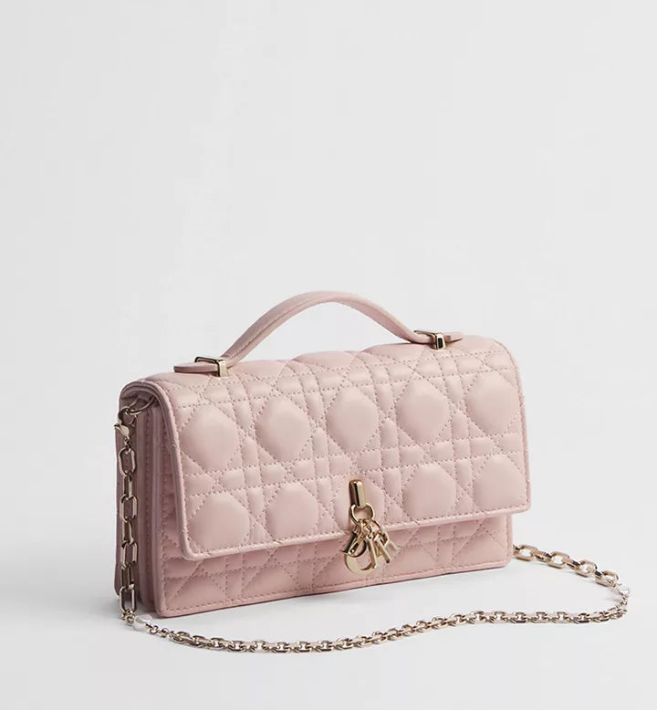 My Dior Mini Bag Powder Pink Cannage Lambskin