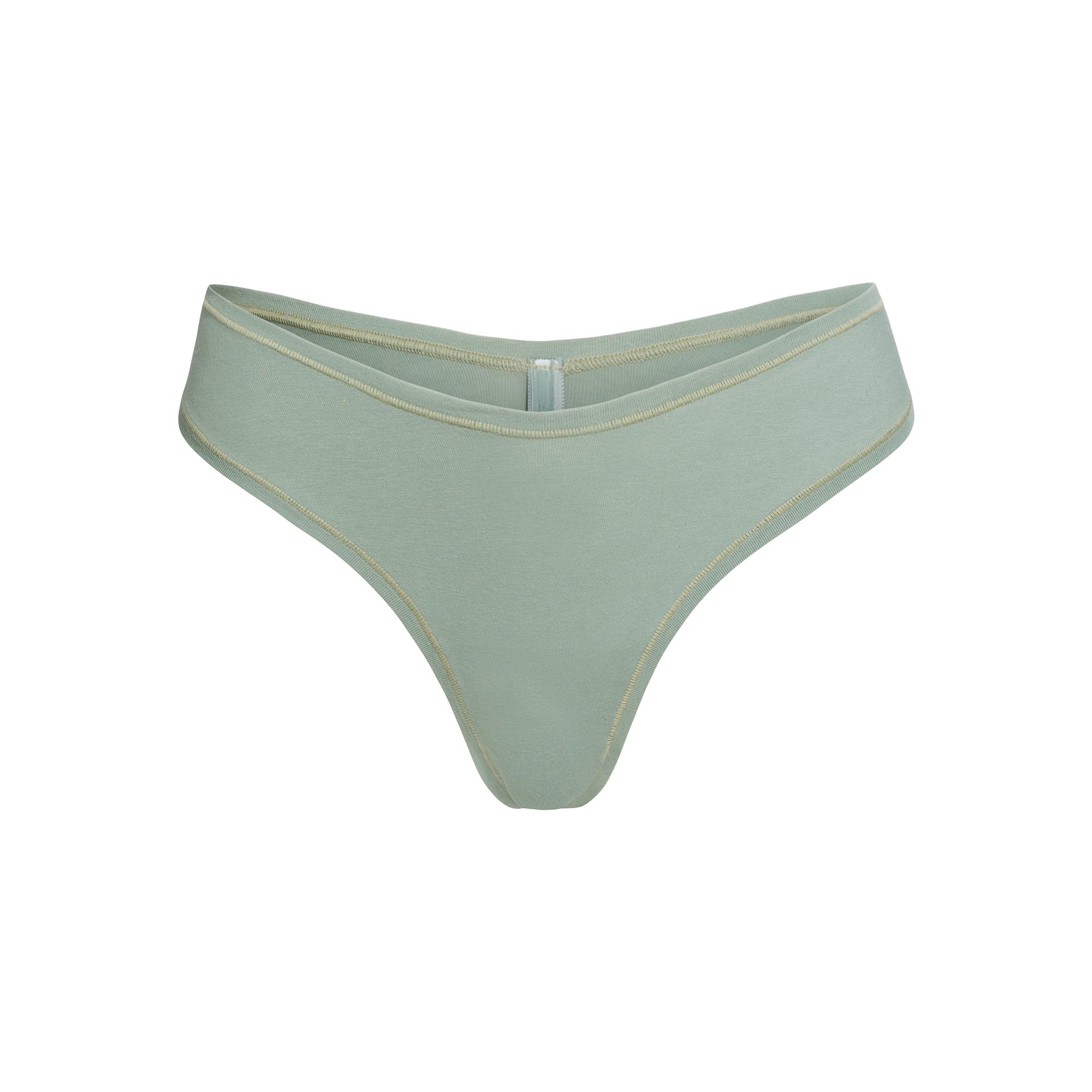 Cotton Jersey Dipped Thong