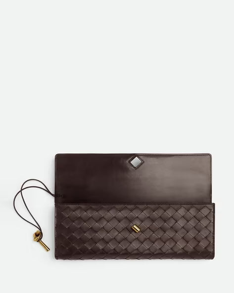 BOTTEGA VENETA Andiamo Top Handle Long Clutch