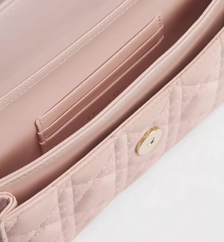My Dior Mini Bag Powder Pink Cannage Lambskin