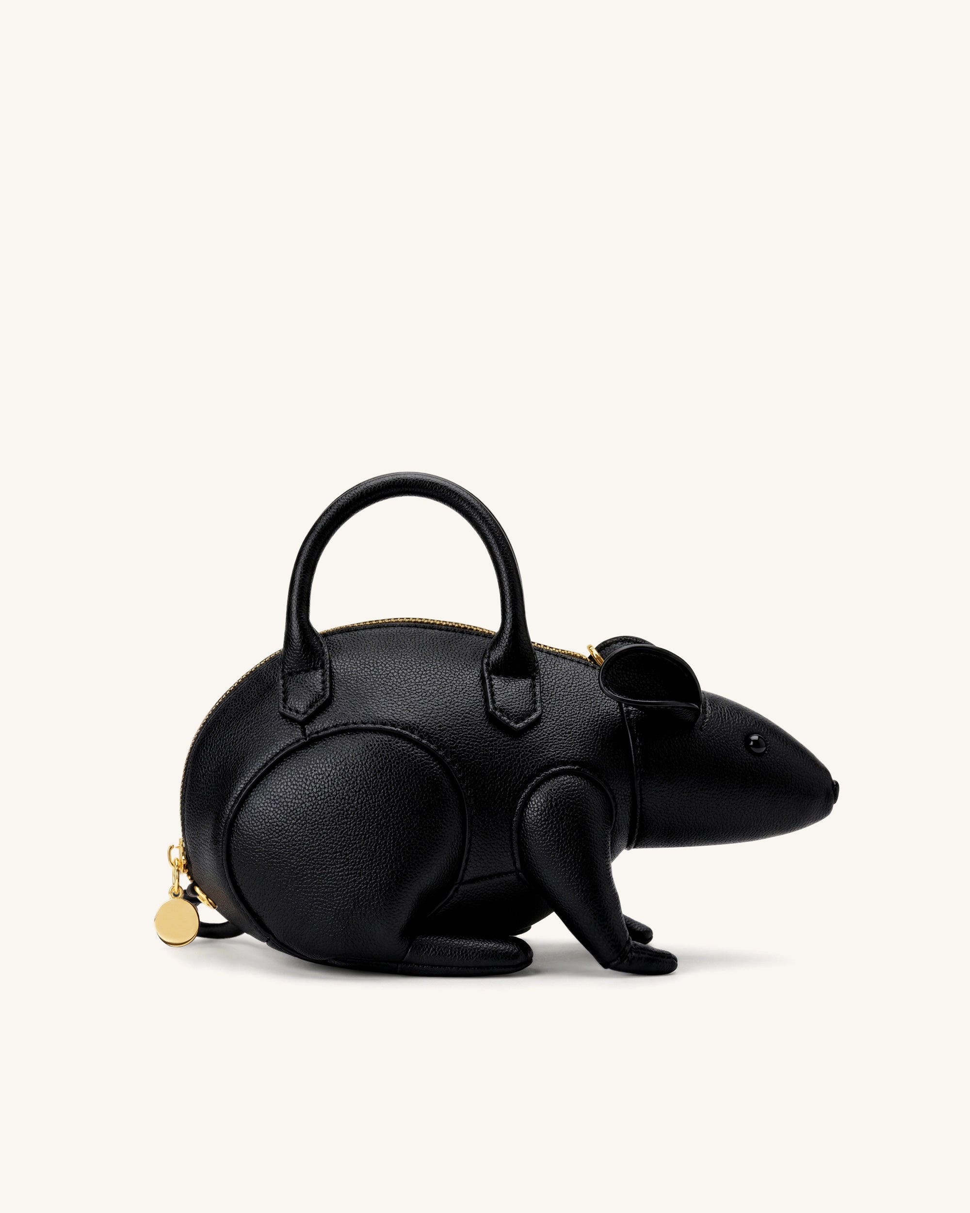 Mia Mouse Top Handle Bag - Gray
