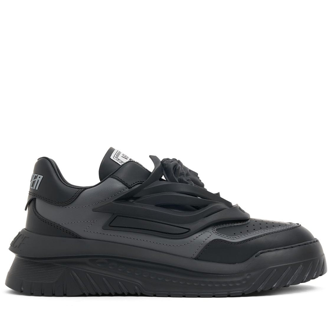 Versace Versace Bi-color leather sneakers - Size: UK 6 Sneakers | Shop From The Mirage