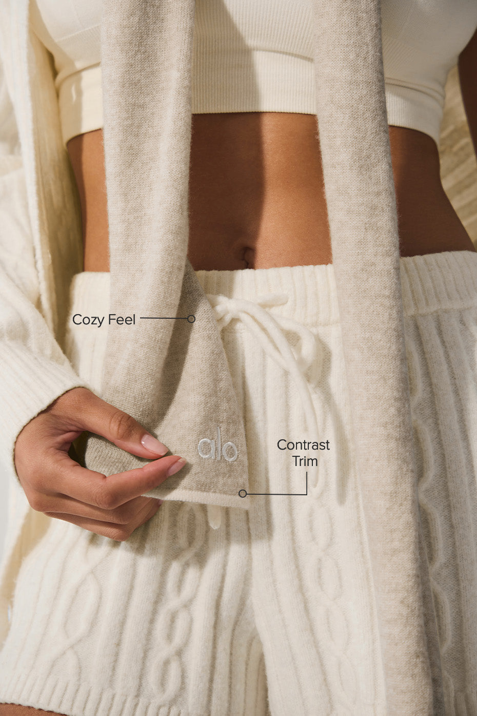 Cashmere Light Frosted Scarf