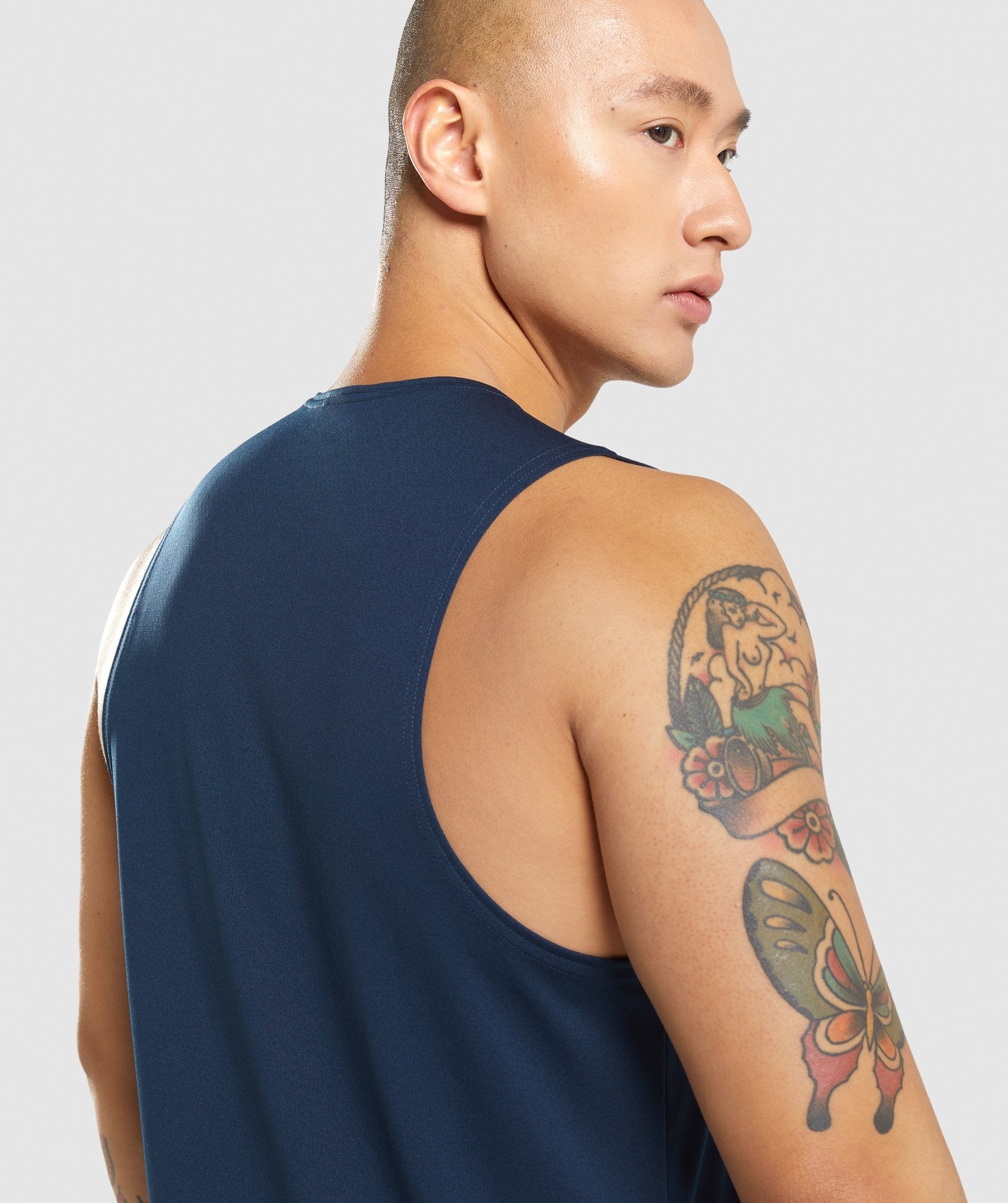 Gymshark Arrival Tank - Navy