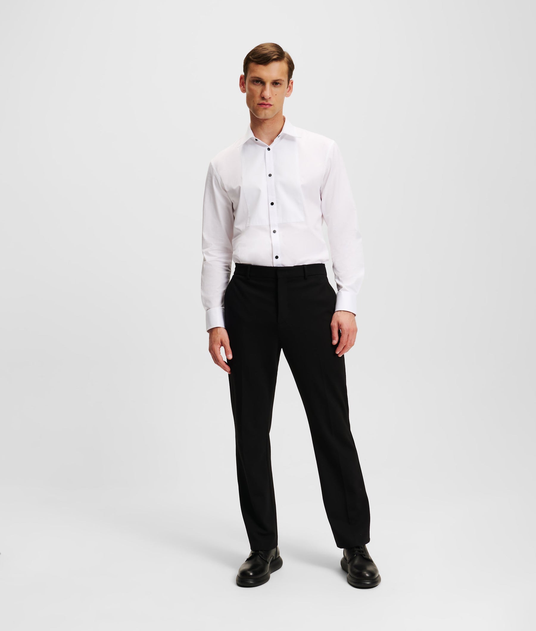 BIB-DETAIL EVENING SHIRT