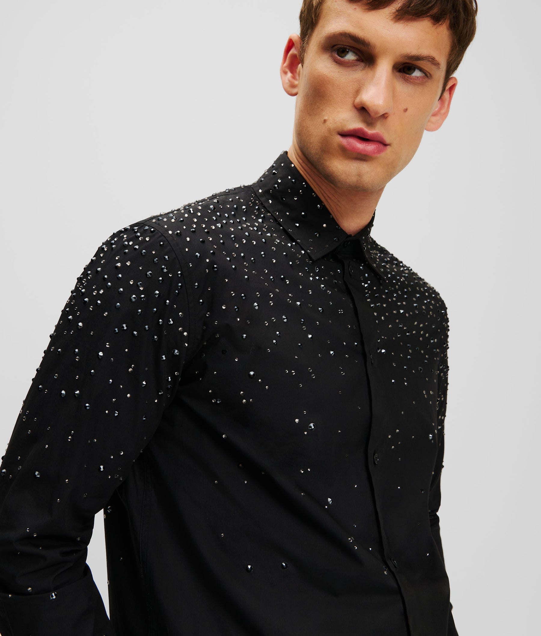 RHINESTONE DEGRADÉ SHIRT