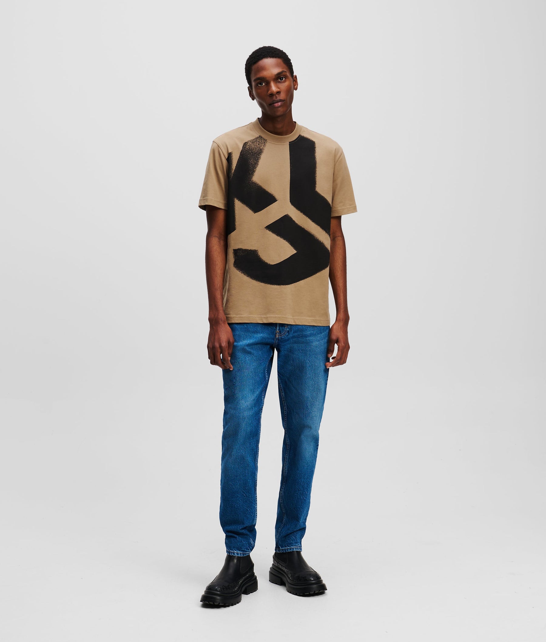 MONOGRAM BLEACHED T-SHIRT