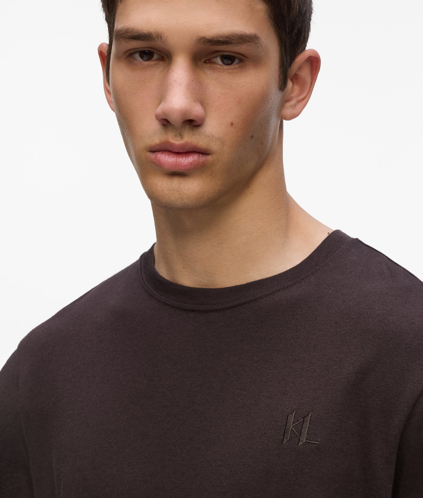 MONOGRAM WOOL-BLEND T-SHIRT