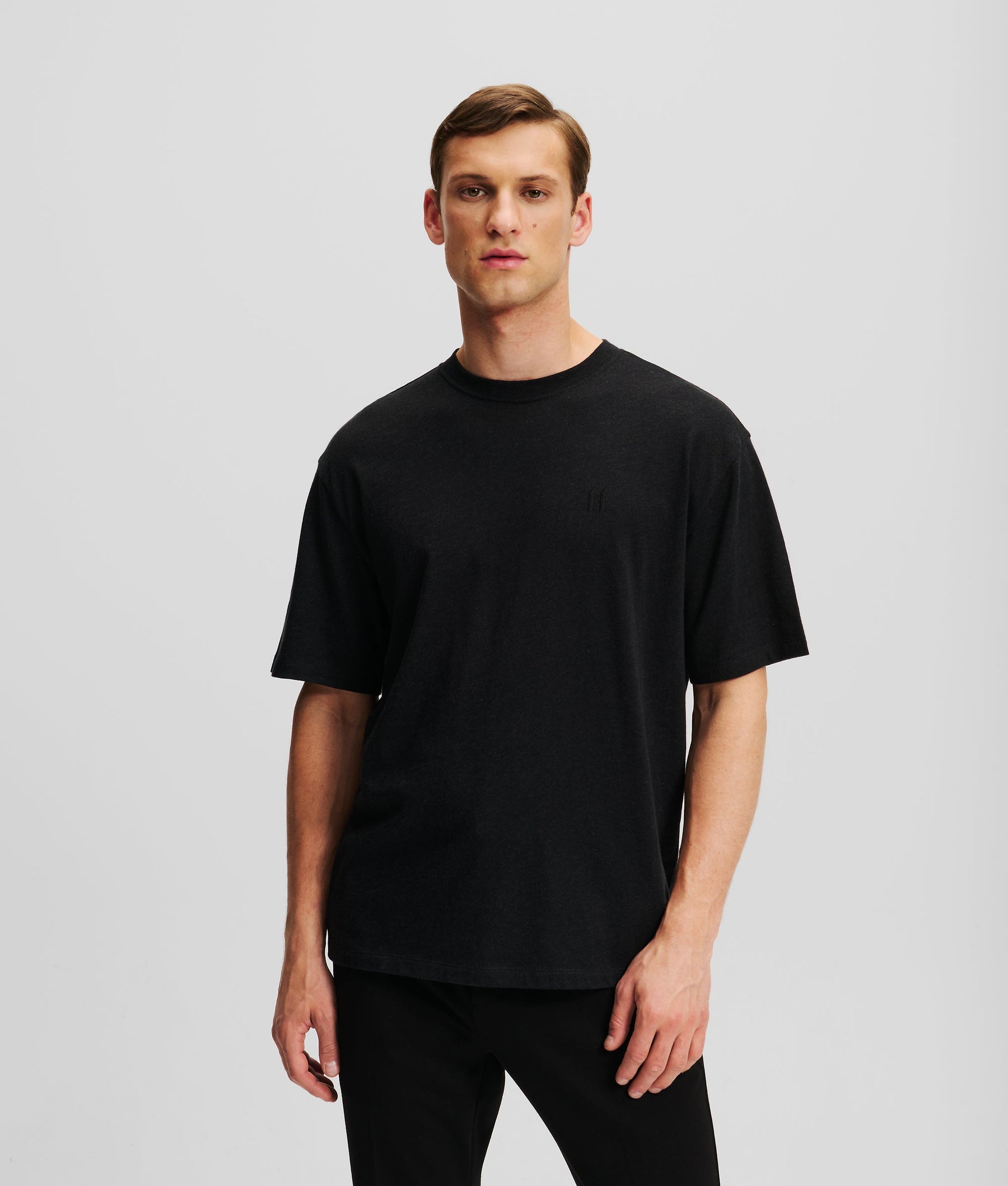 MONOGRAM WOOL-BLEND T-SHIRT