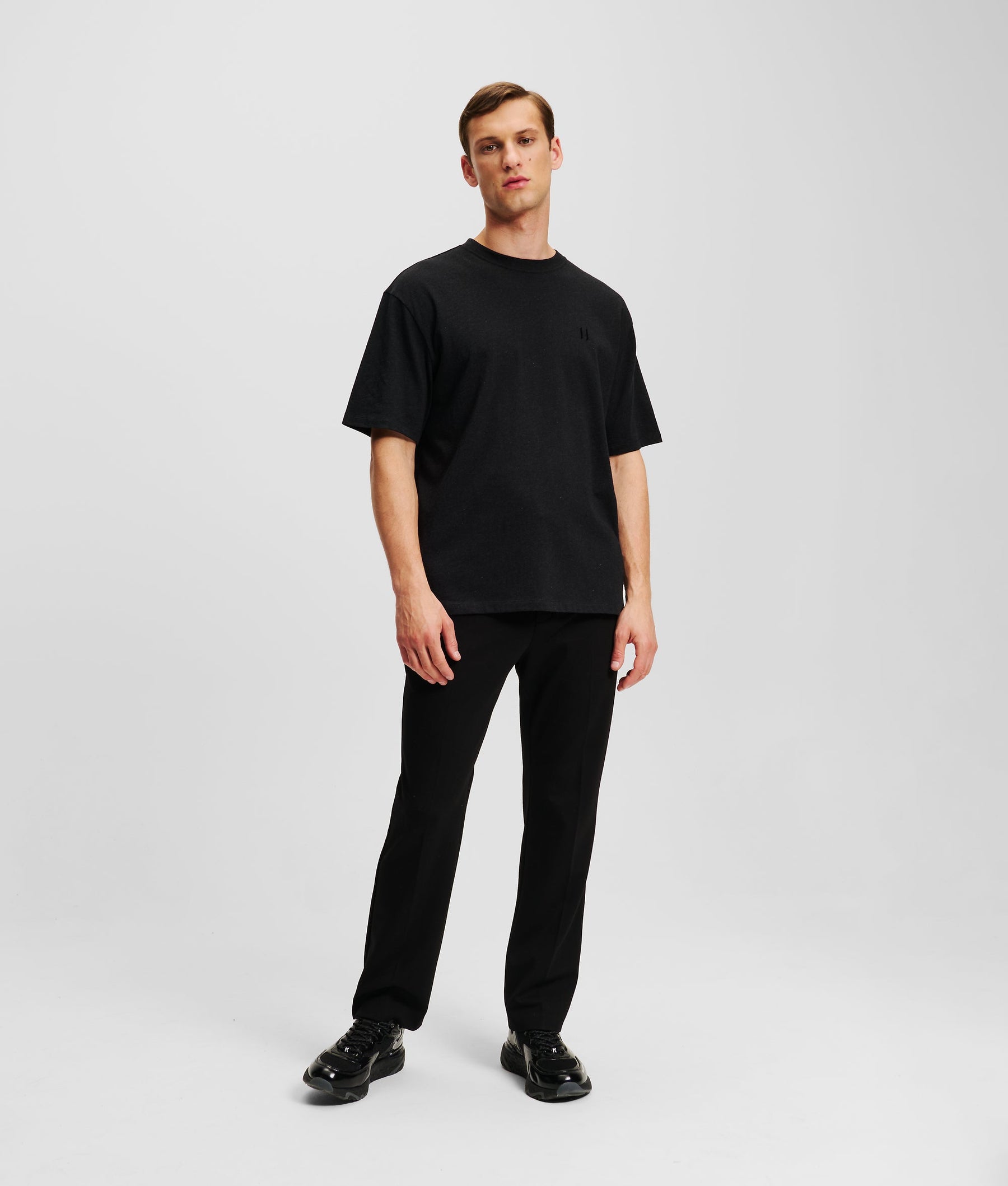 MONOGRAM WOOL-BLEND T-SHIRT