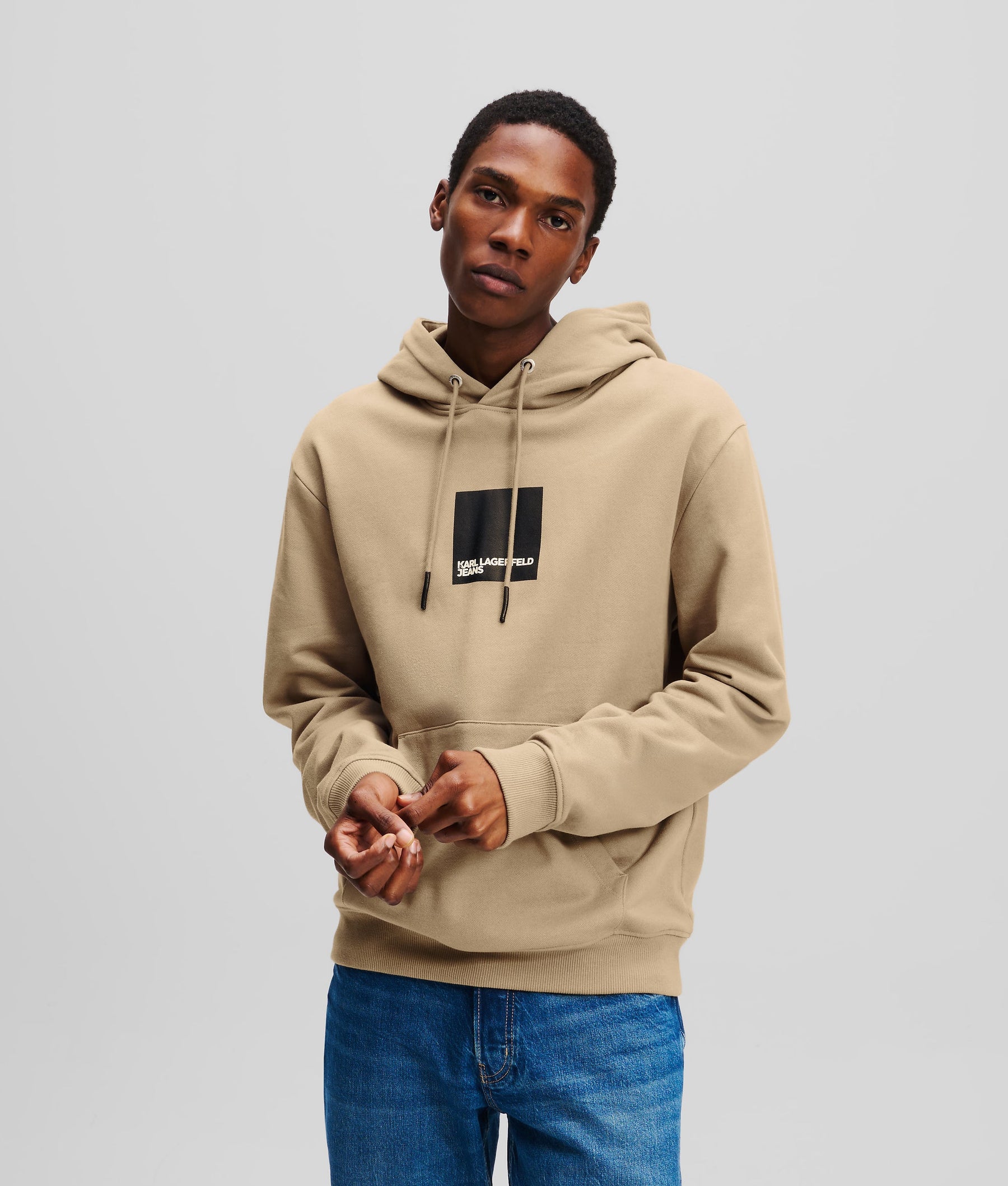 KLJ BOX LOGO HOODIE
