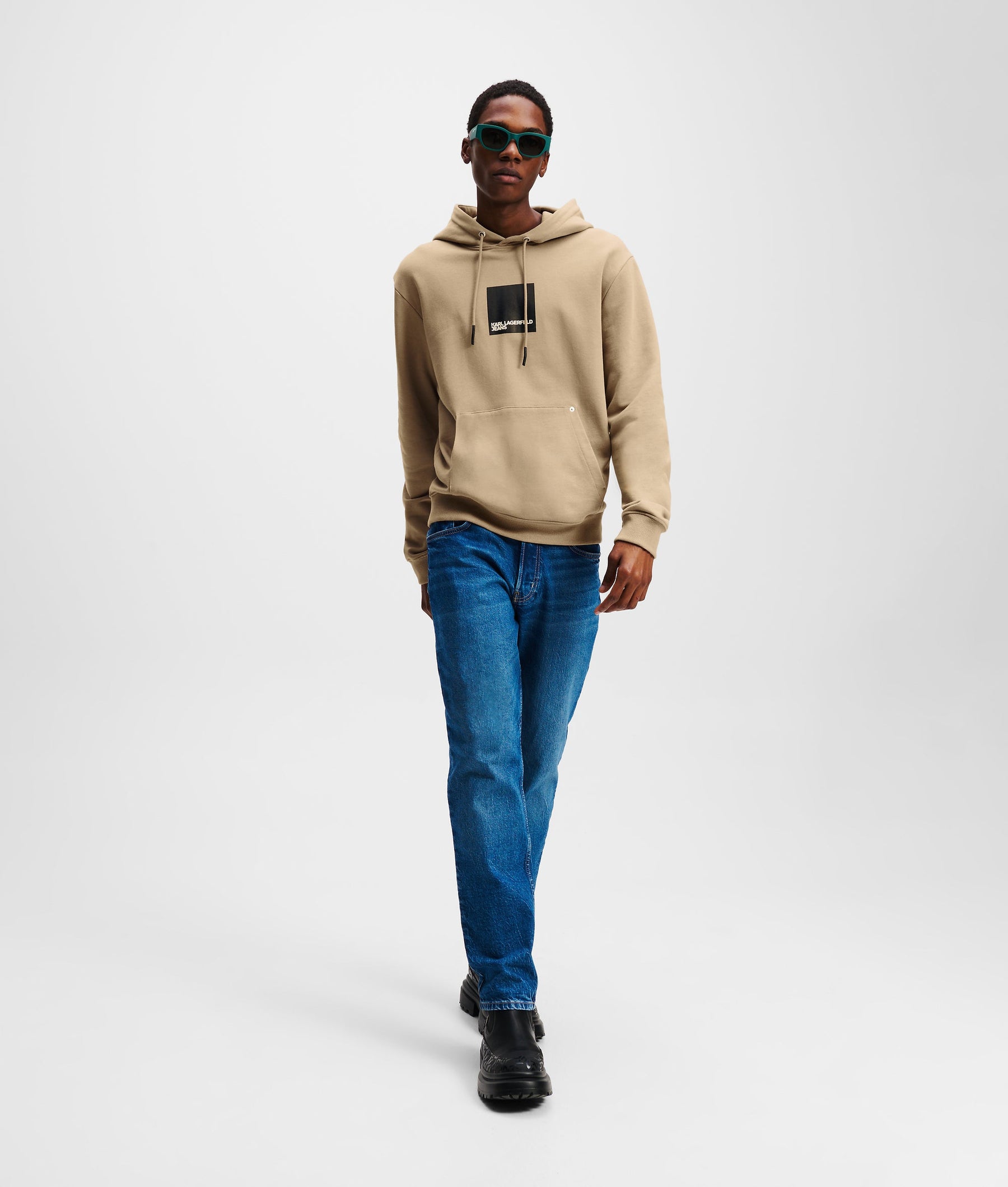 KLJ BOX LOGO HOODIE