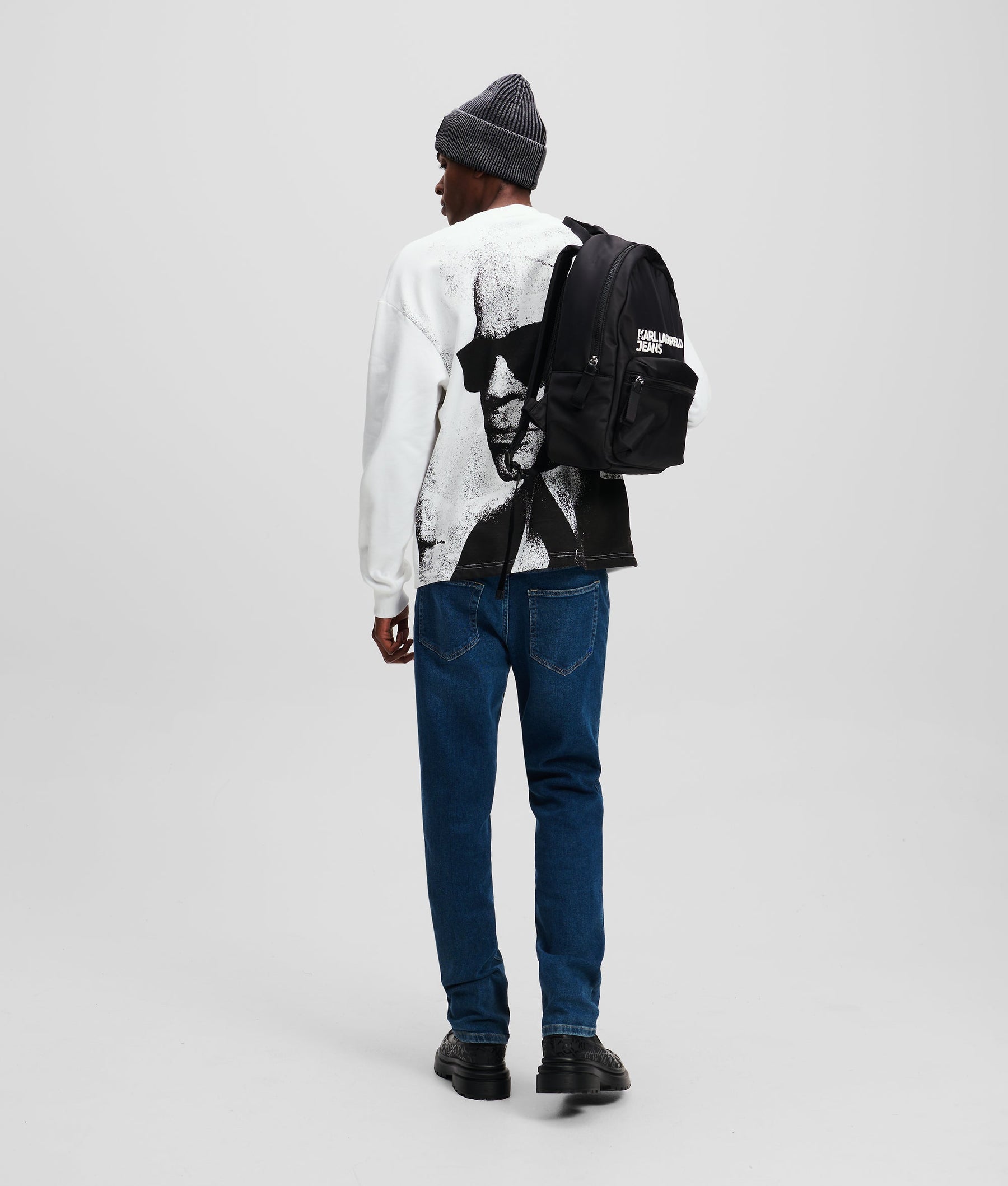 KARL PRINT GRAPHIC SWEATSHIRT