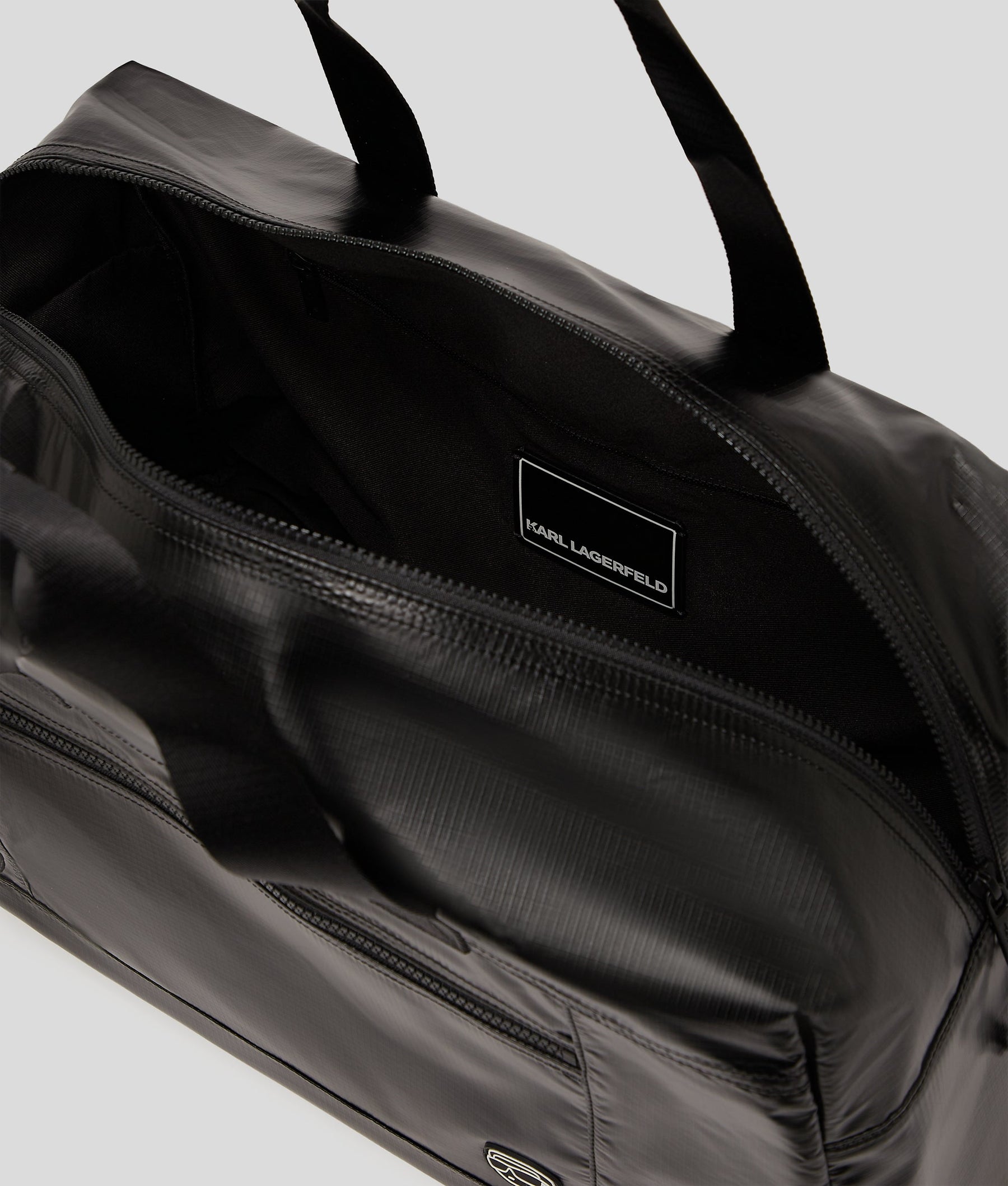 IKON PUFFY NYLON WEEKENDER BAG