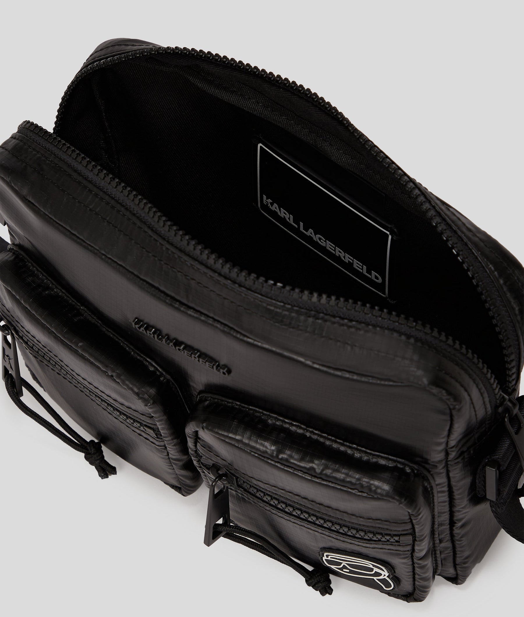 IKON PUFFY NYLON CROSSBODY BAG