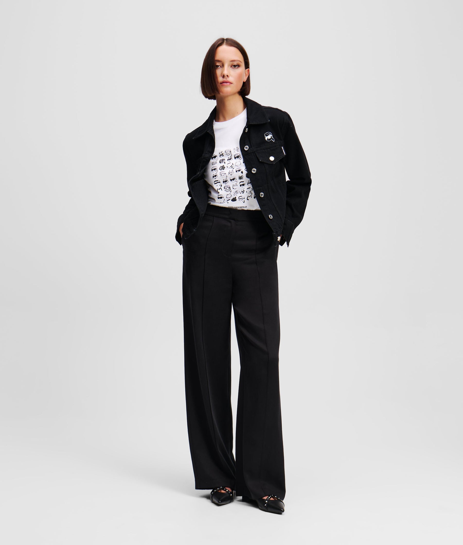 STRAIGHT-LEG TROUSERS