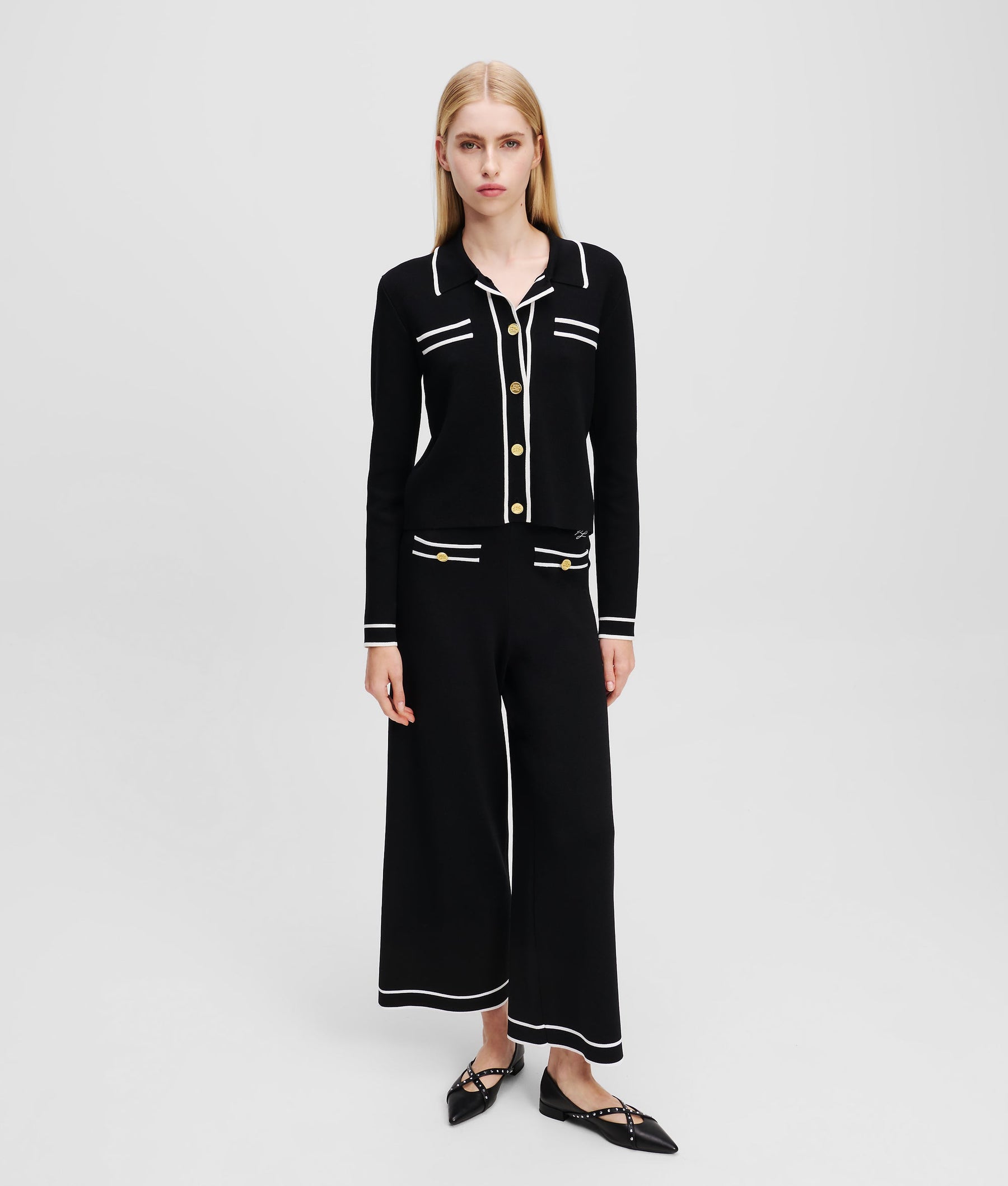 KARL ESSENTIAL KNITTED CULOTTES