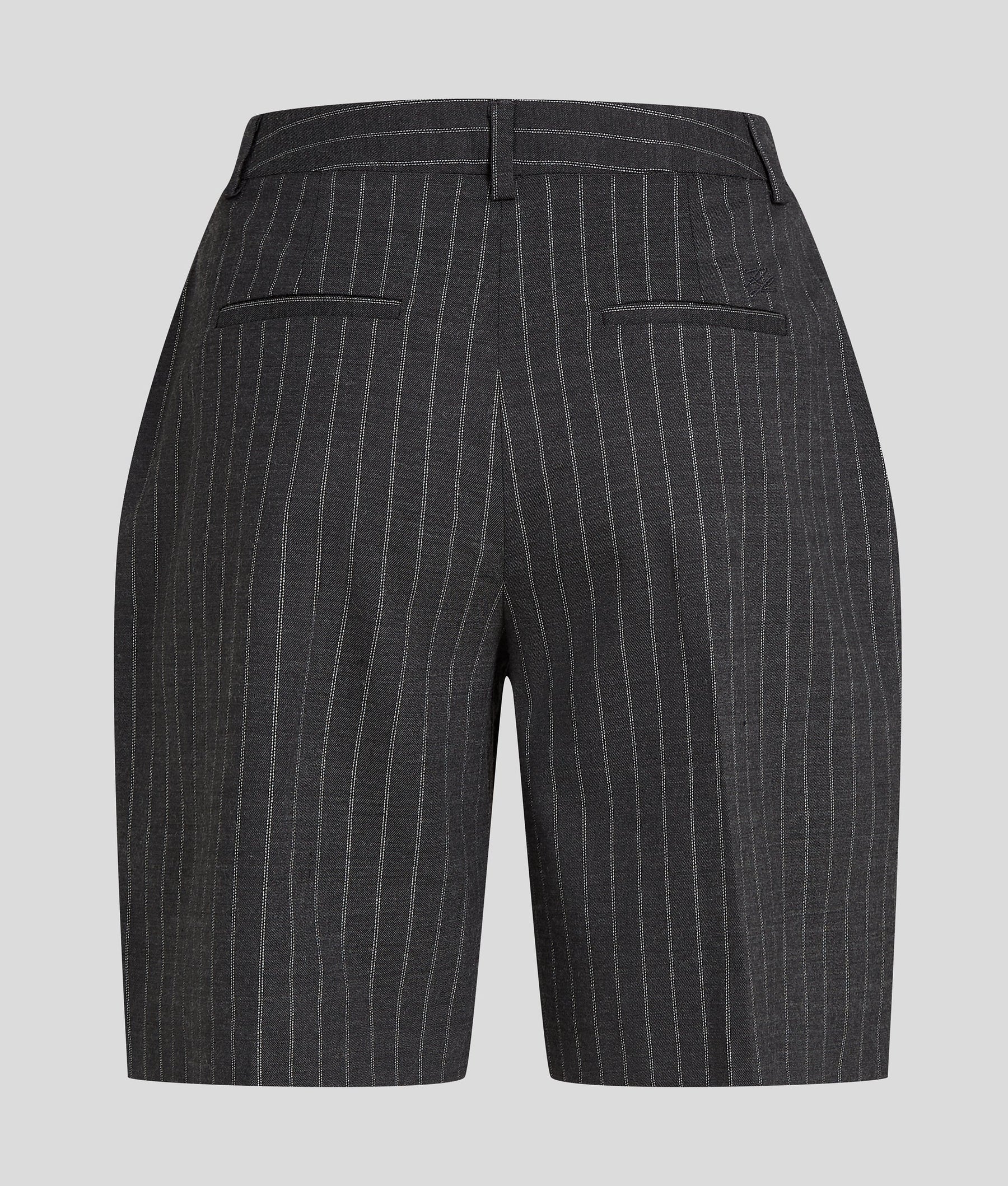 METALLIC PINSTRIPE TROUSERS