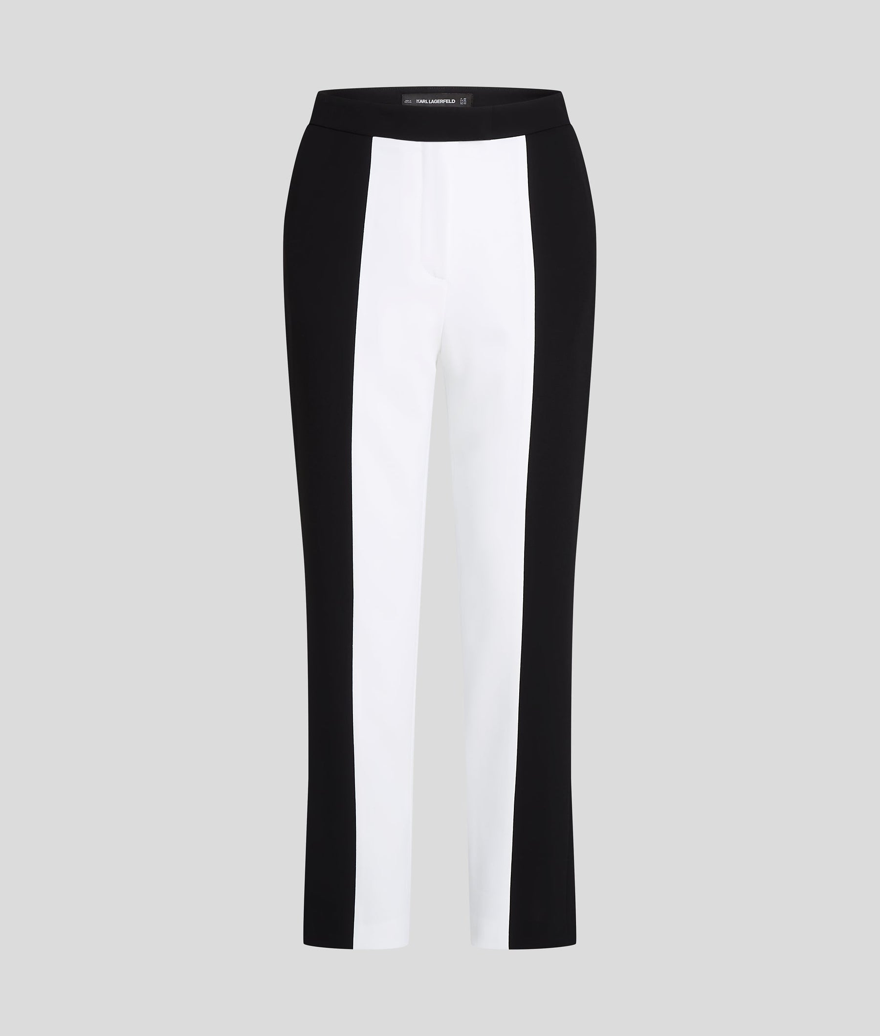 COLOR-BLOCK CIGARETTE TROUSERS
