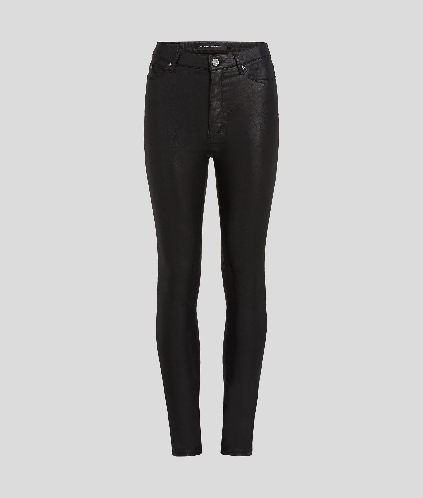 METALLIC SKINNY JEANS