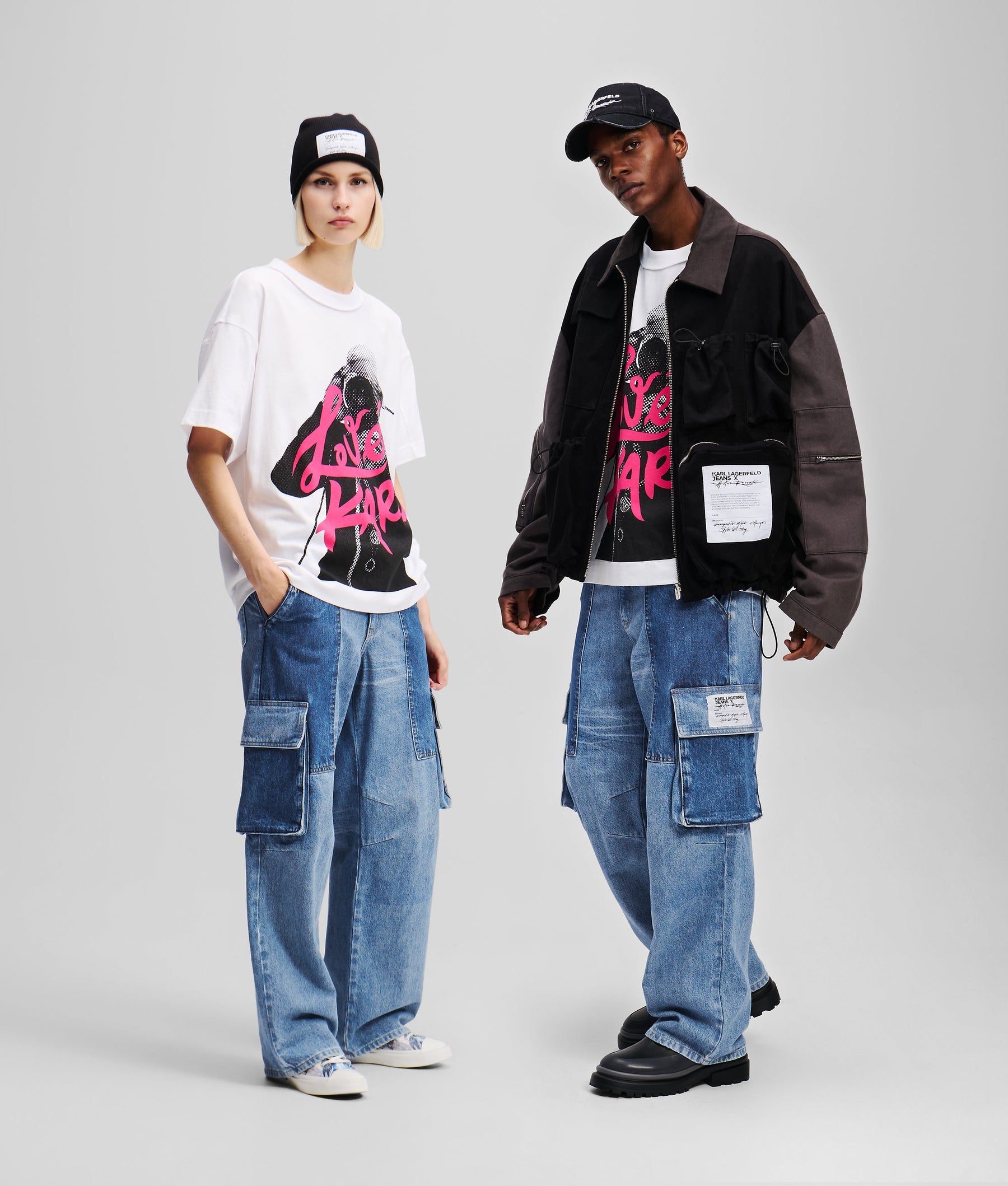 KLJ X ATELIER RESERVÉ BAGGY DENIM TROUSERS