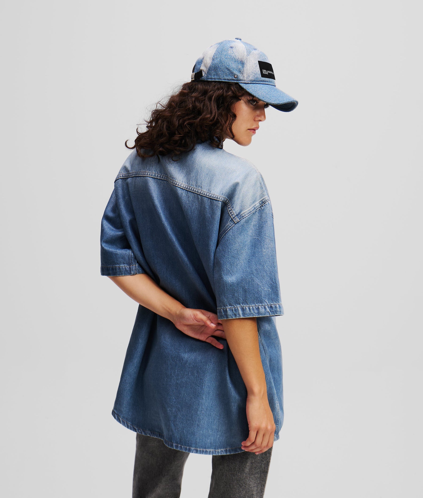 COATED DENIM SHIRT