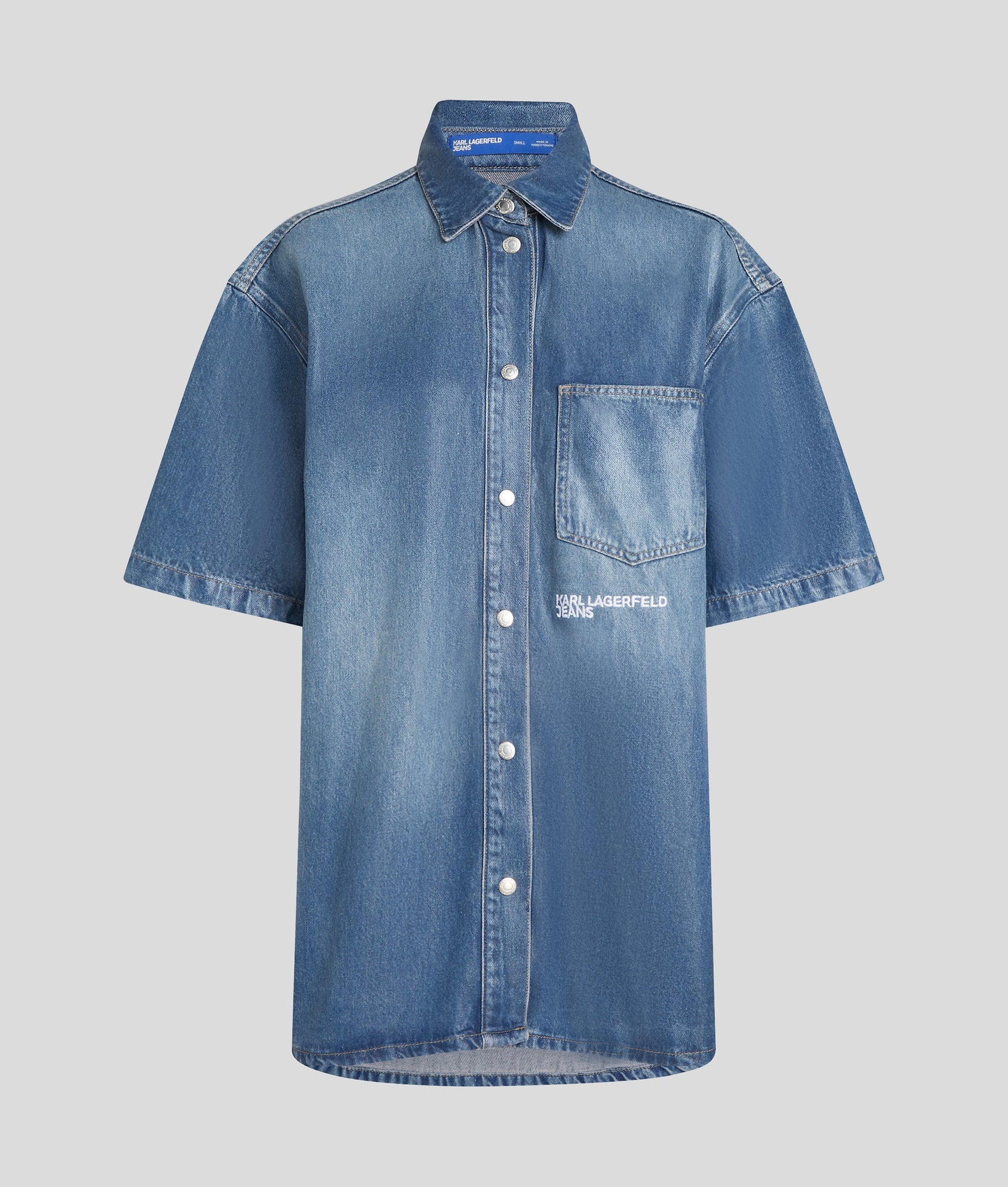 COATED DENIM SHIRT