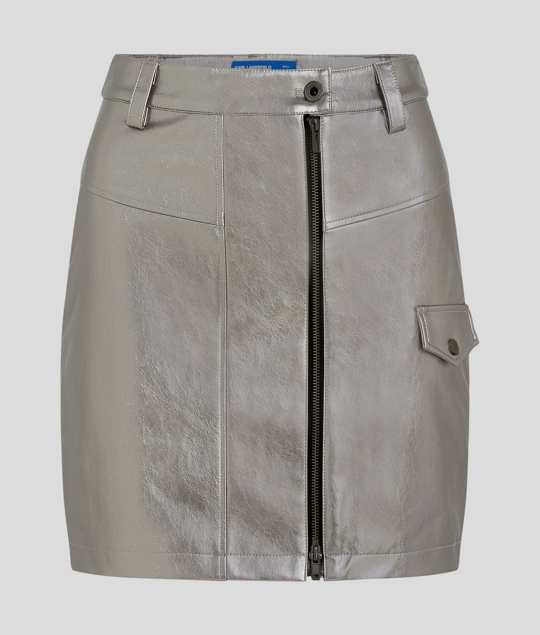 METALLIC MINISKIRT