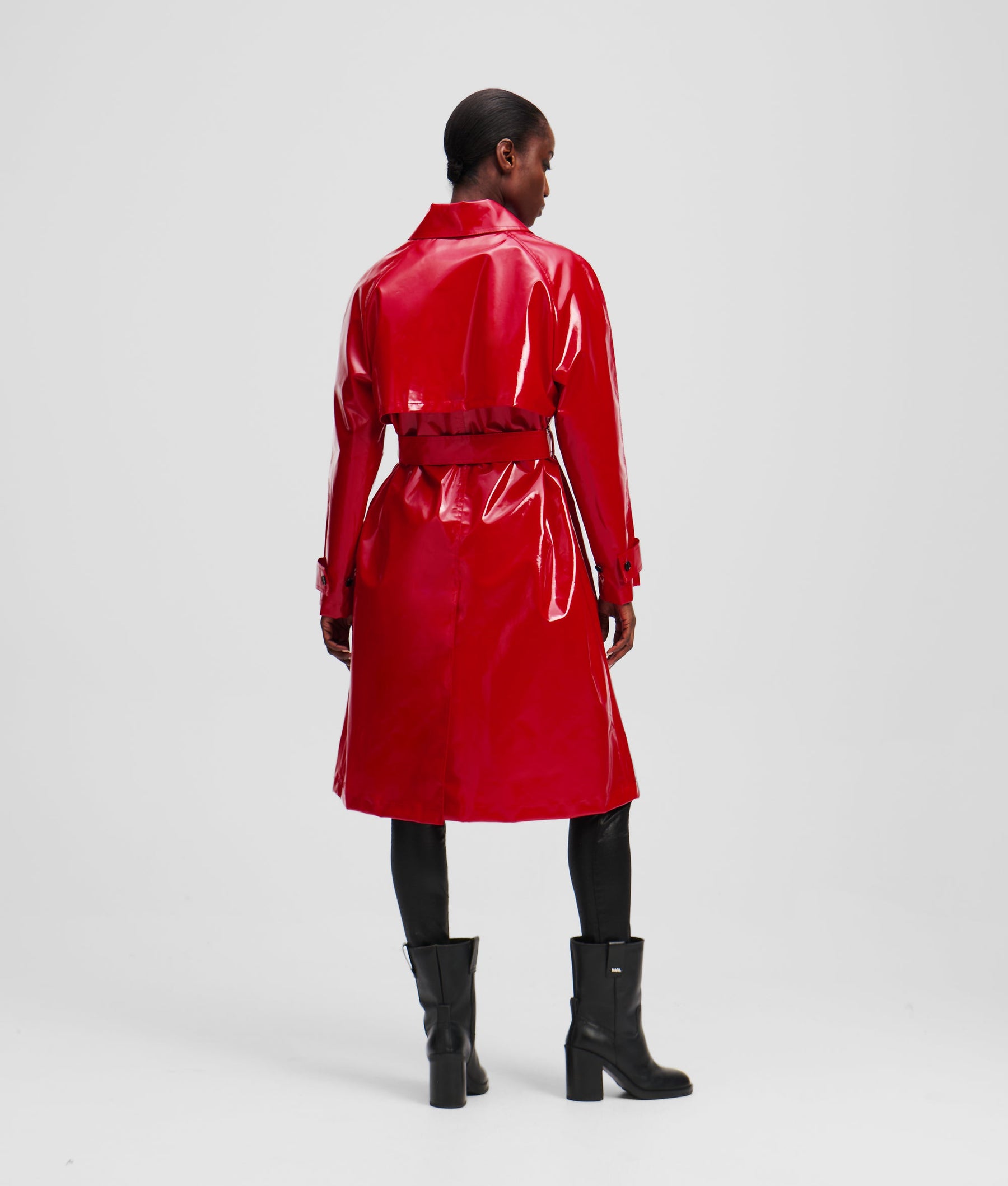 COATED TRENCH COAT