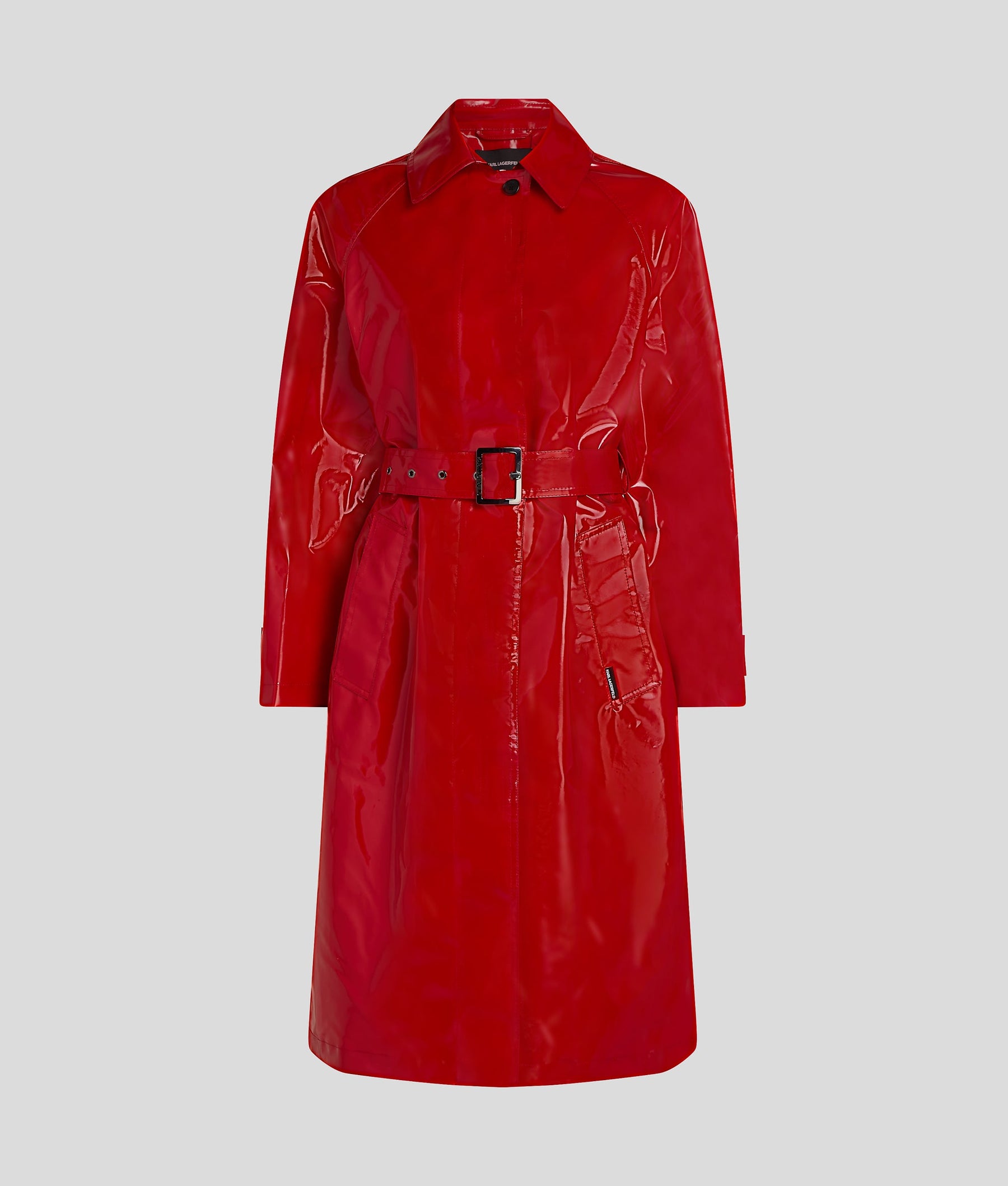 COATED TRENCH COAT