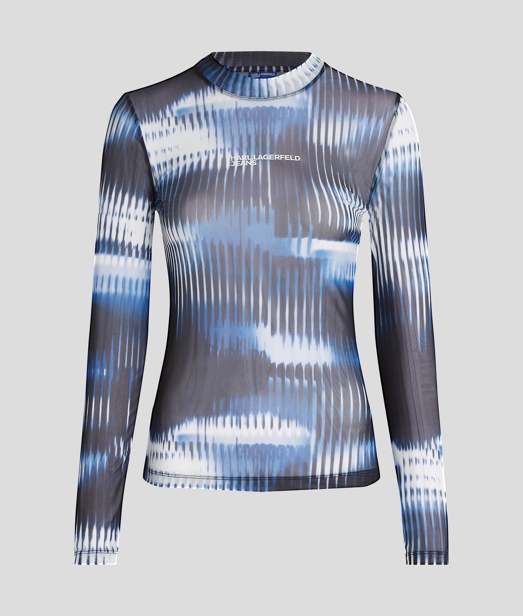 GLITCH PRINT MESH TOP
