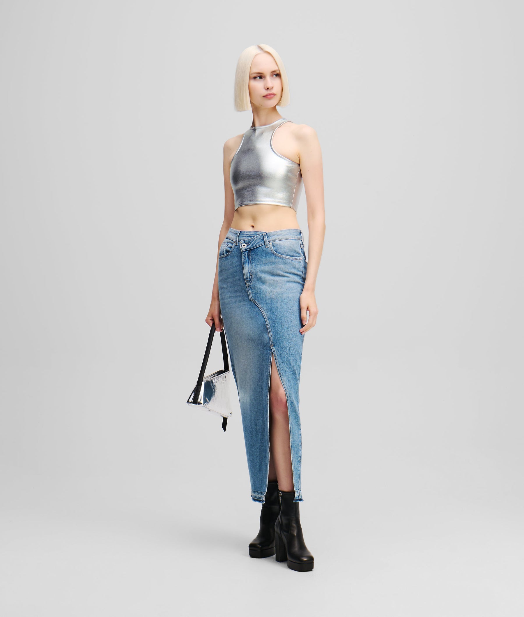 METALLIC TANK TOP