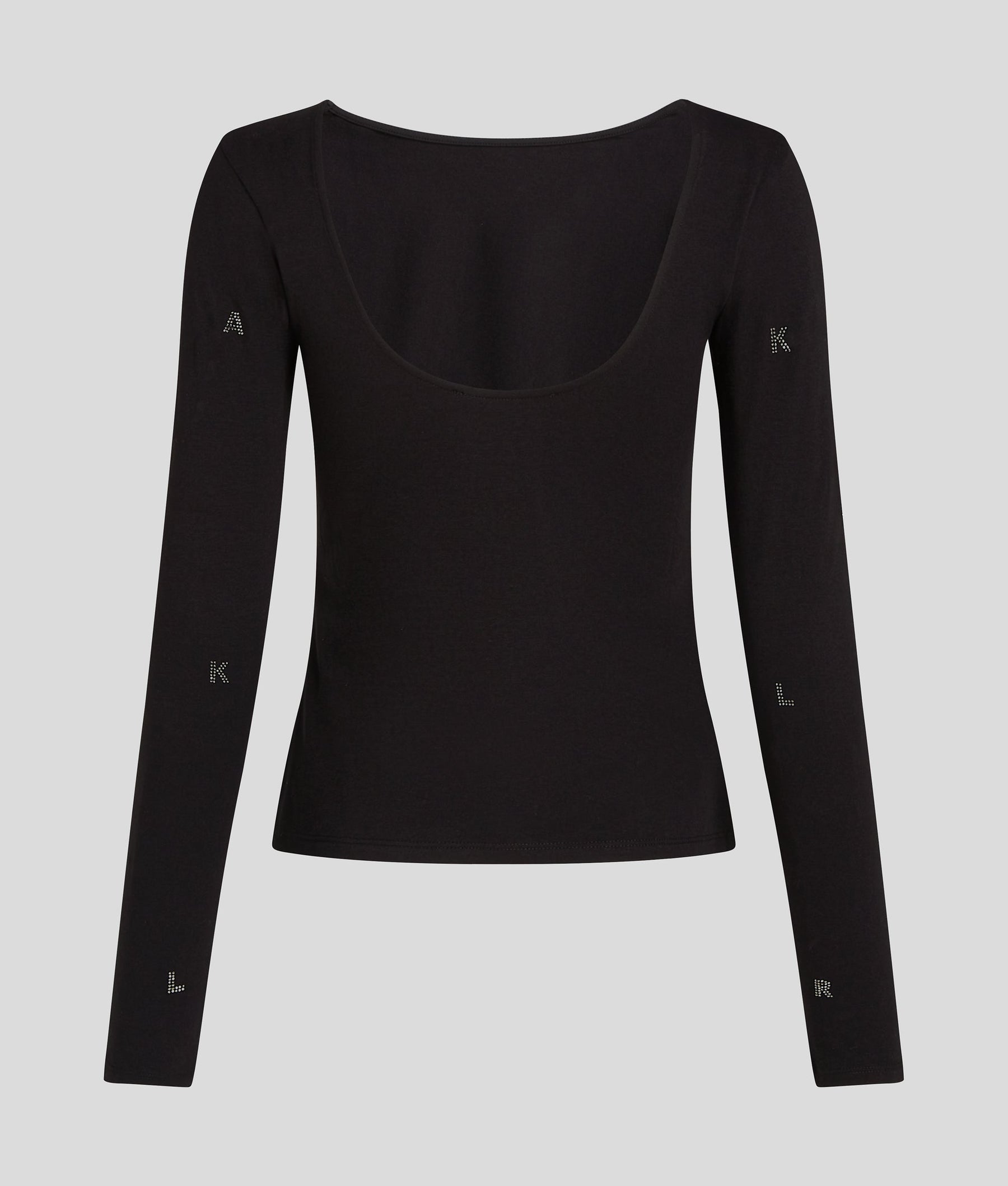 RHINESTONES OPEN BACK TOP
