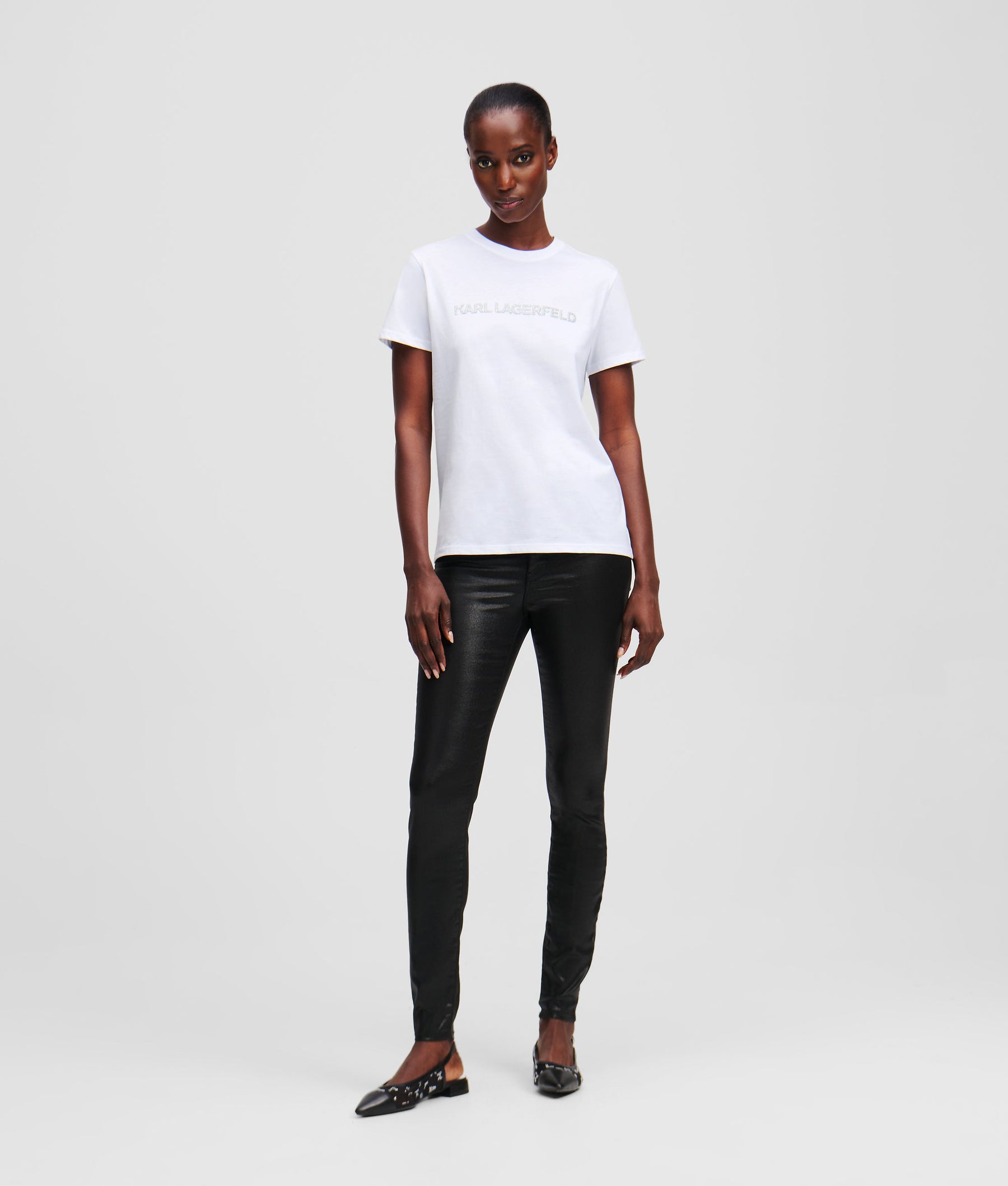 GLITTER LOGO T-SHIRT